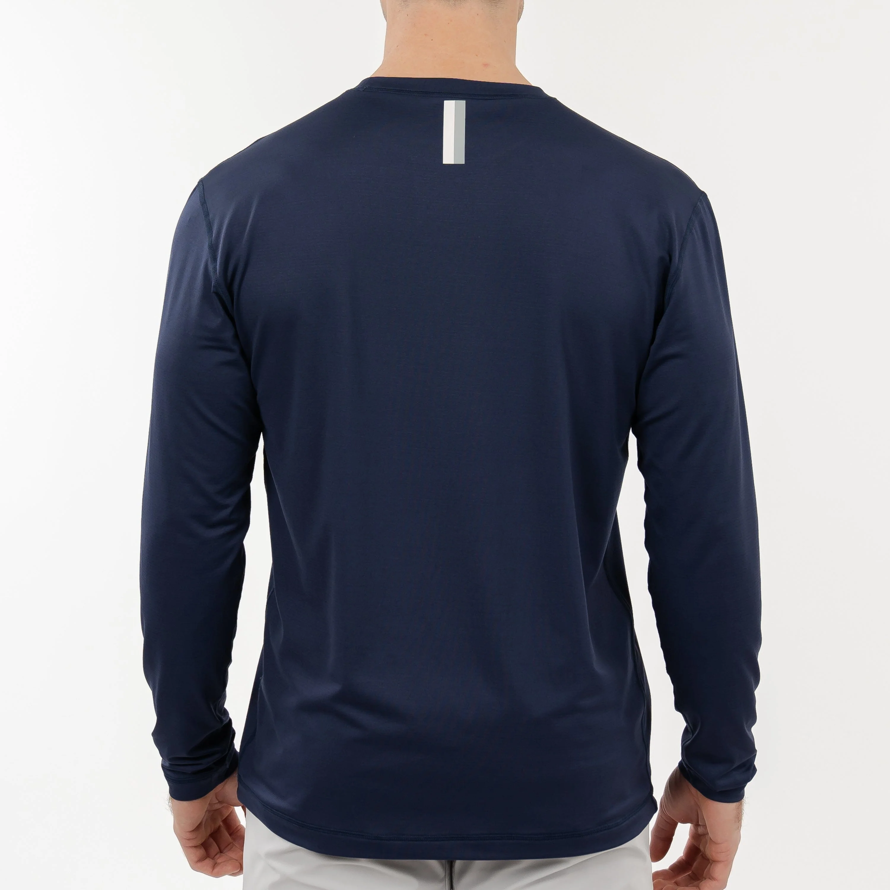 Blitz Tech Long Sleeve Tee | Solid - Fleet Navy - Image 3