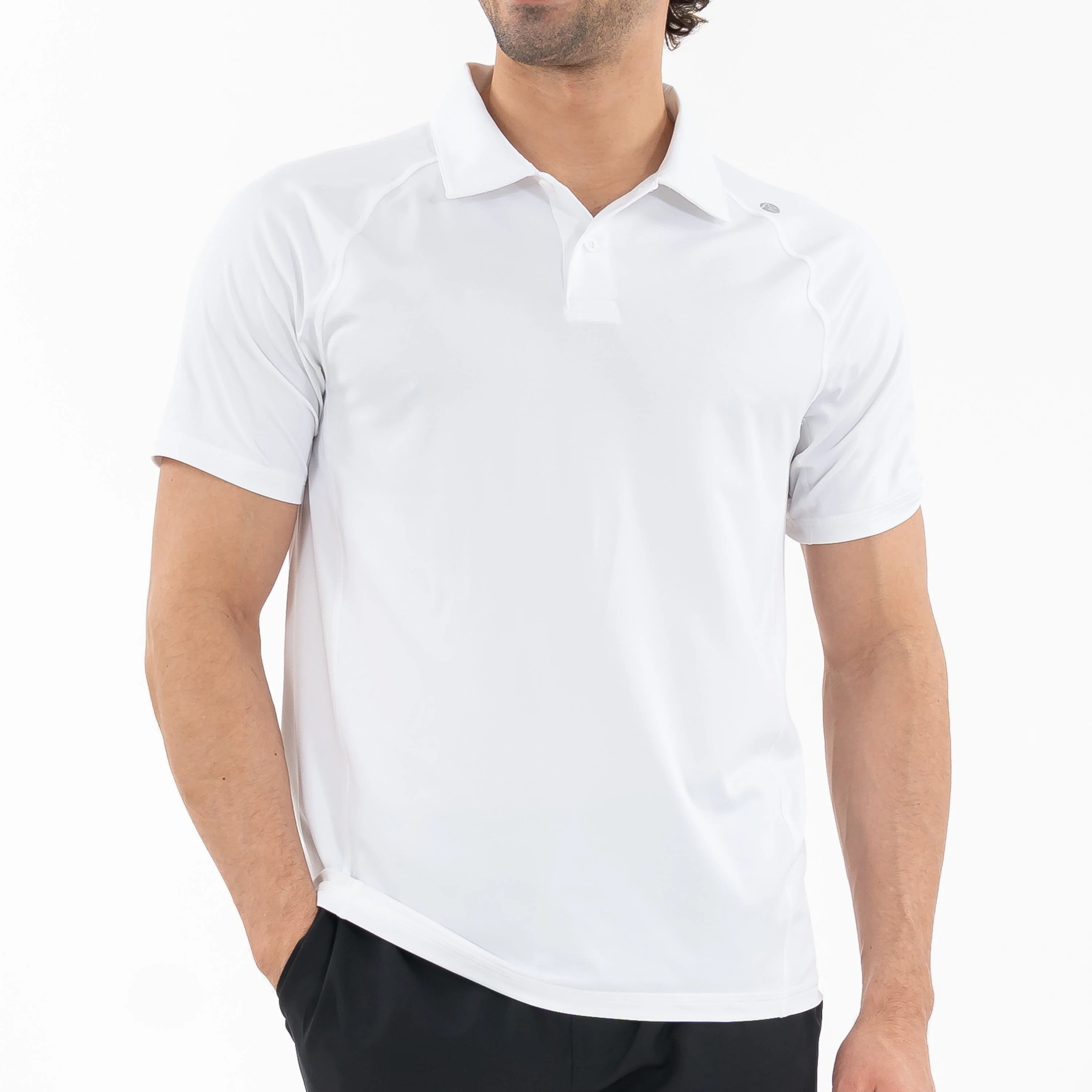 Blitz Tech Polo | Solid - White - Image 2