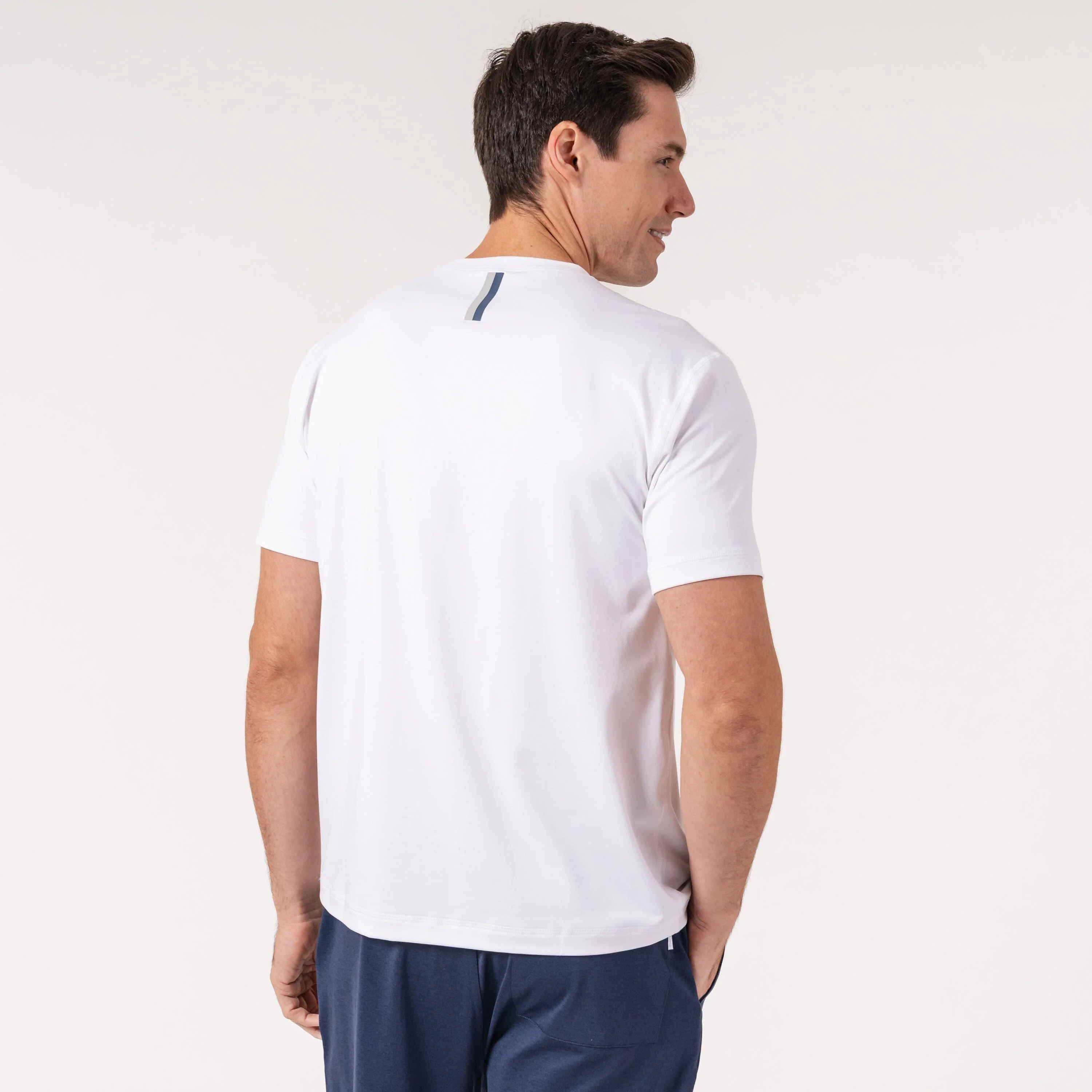 Blitz Tech Tee | Solid - White - Image 4