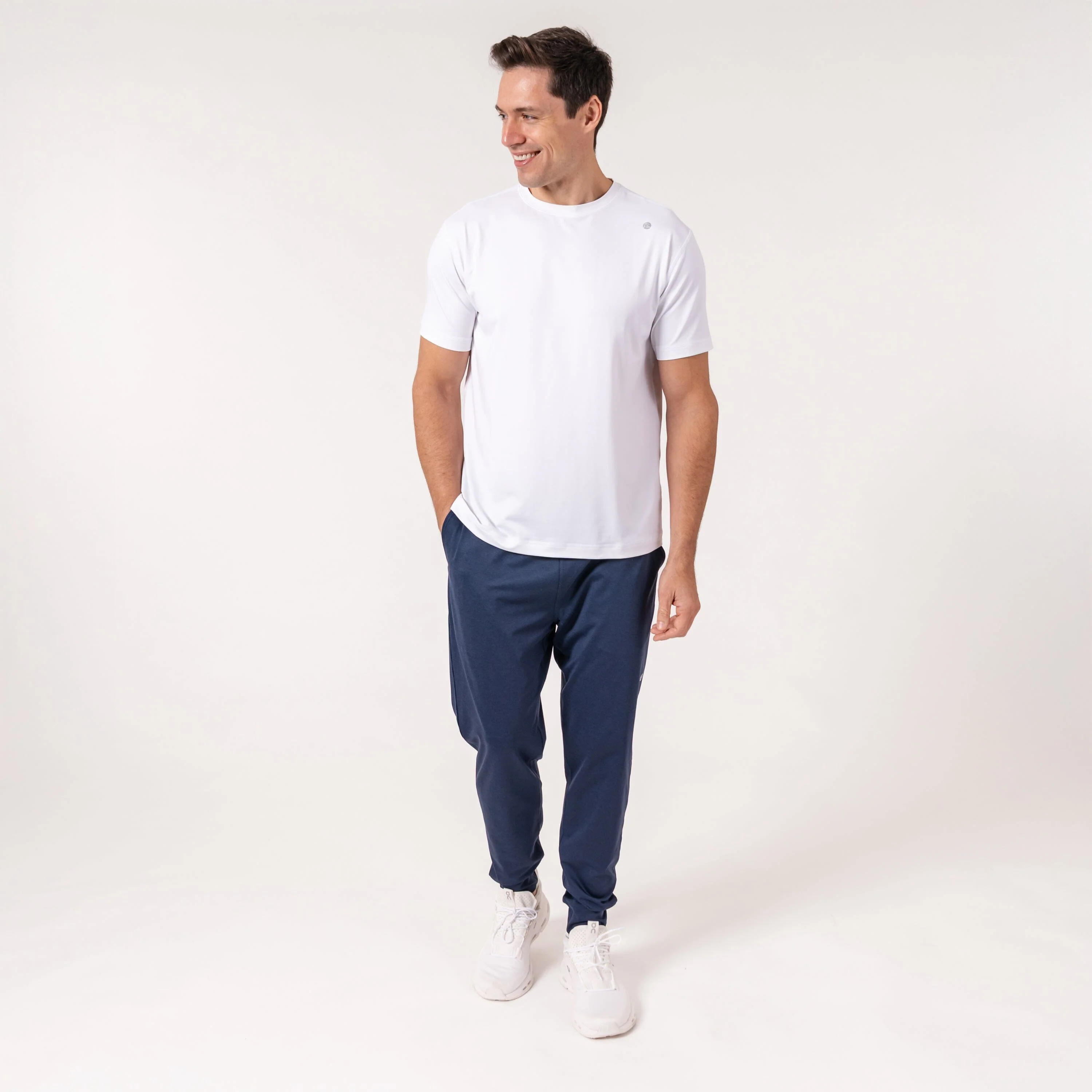 Blitz Tech Tee | Solid - White - Image 6
