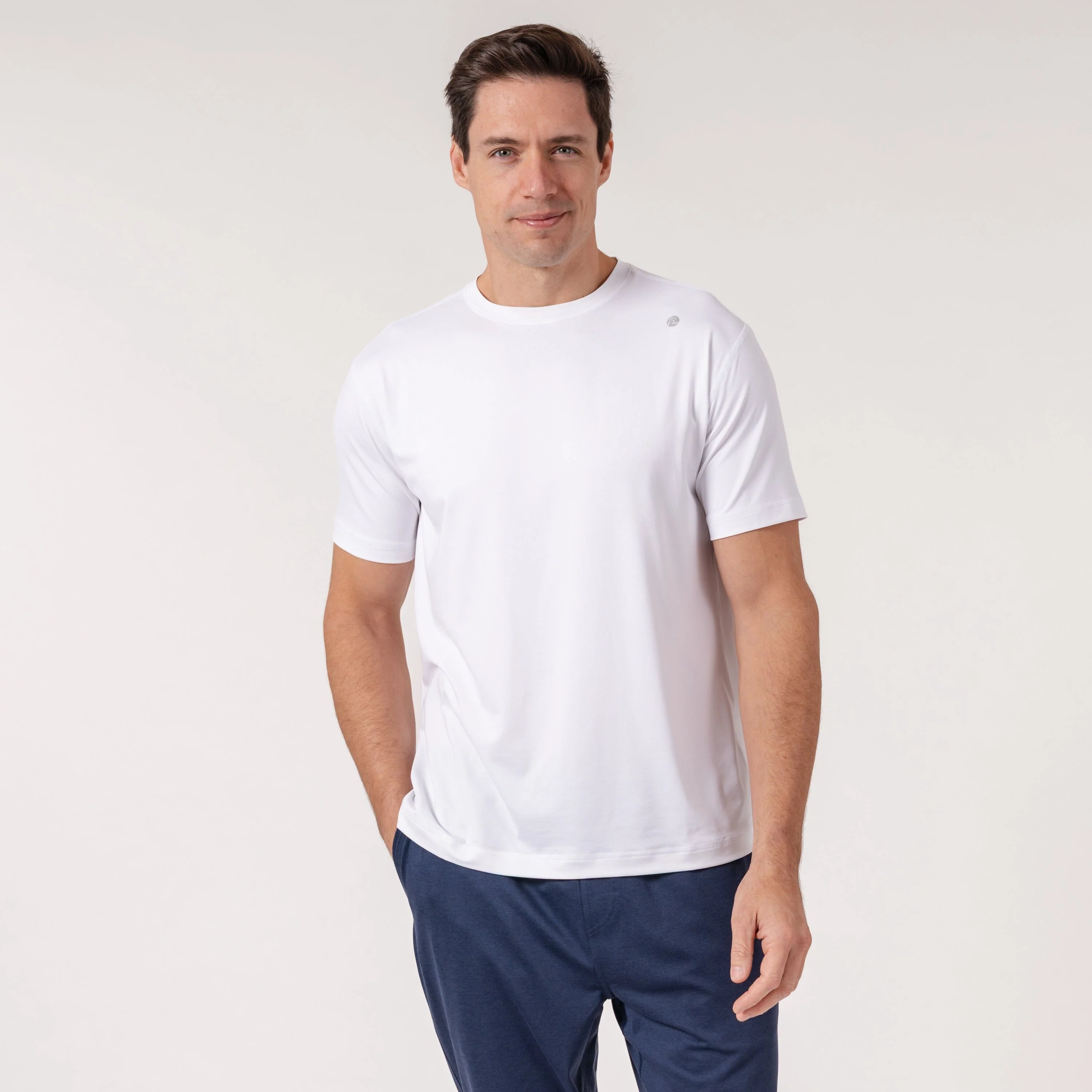 Blitz Tech Tee | Solid - White - Image 7