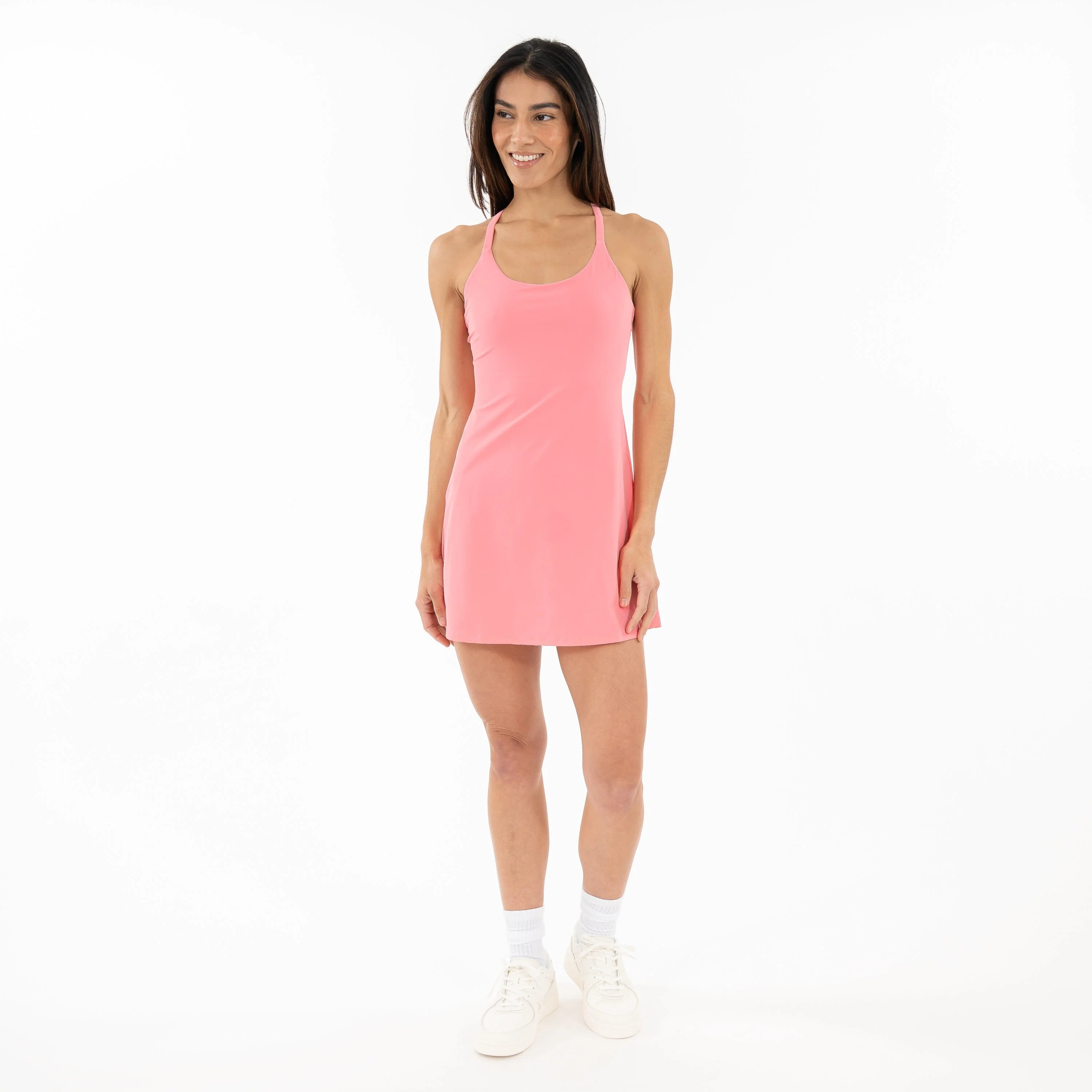 Demi Active Dress | Solid - Dogwood Pink - Image 2