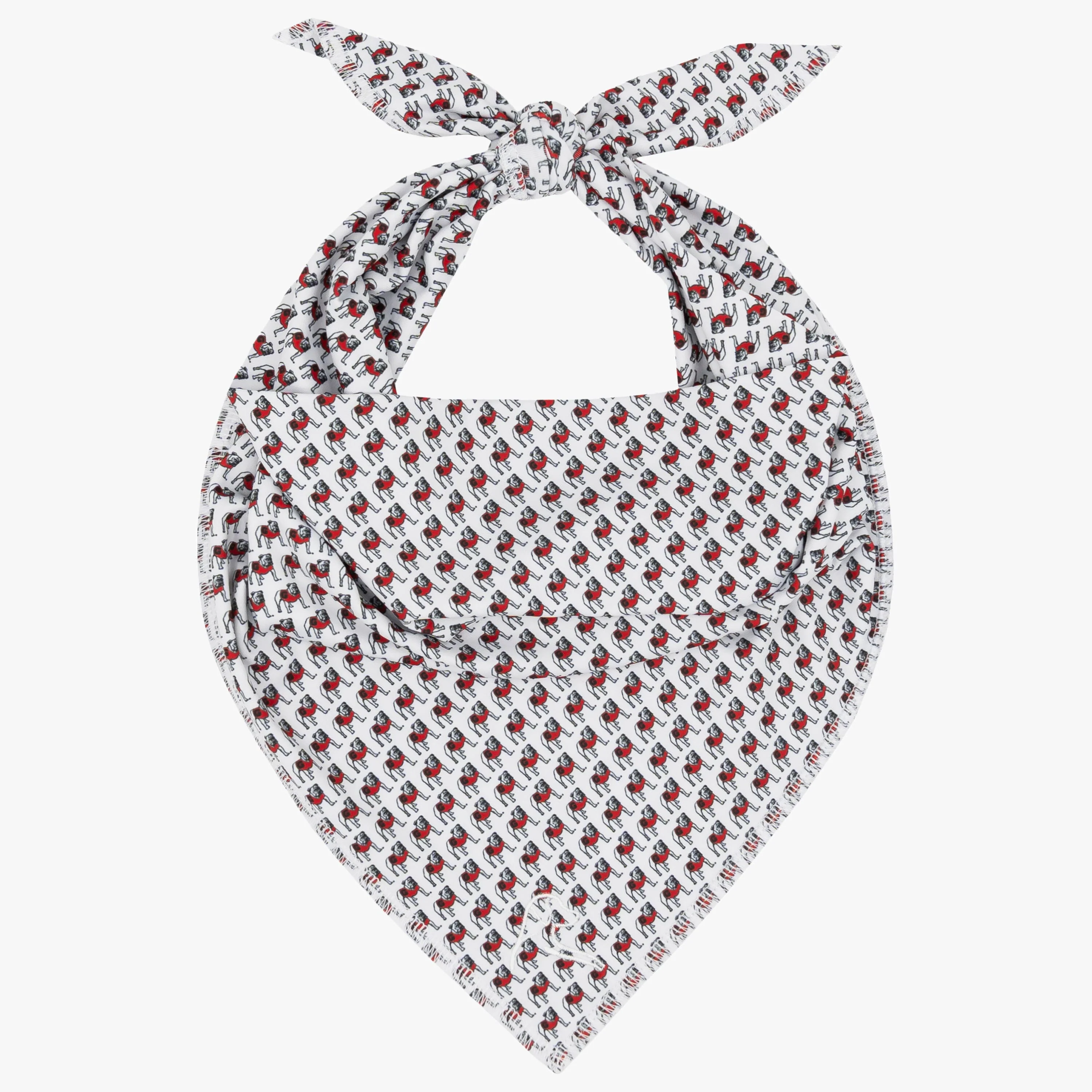 The Georgia Dawgs® | Collegiate Bandana | The Georgia Dawgs® - White/Black