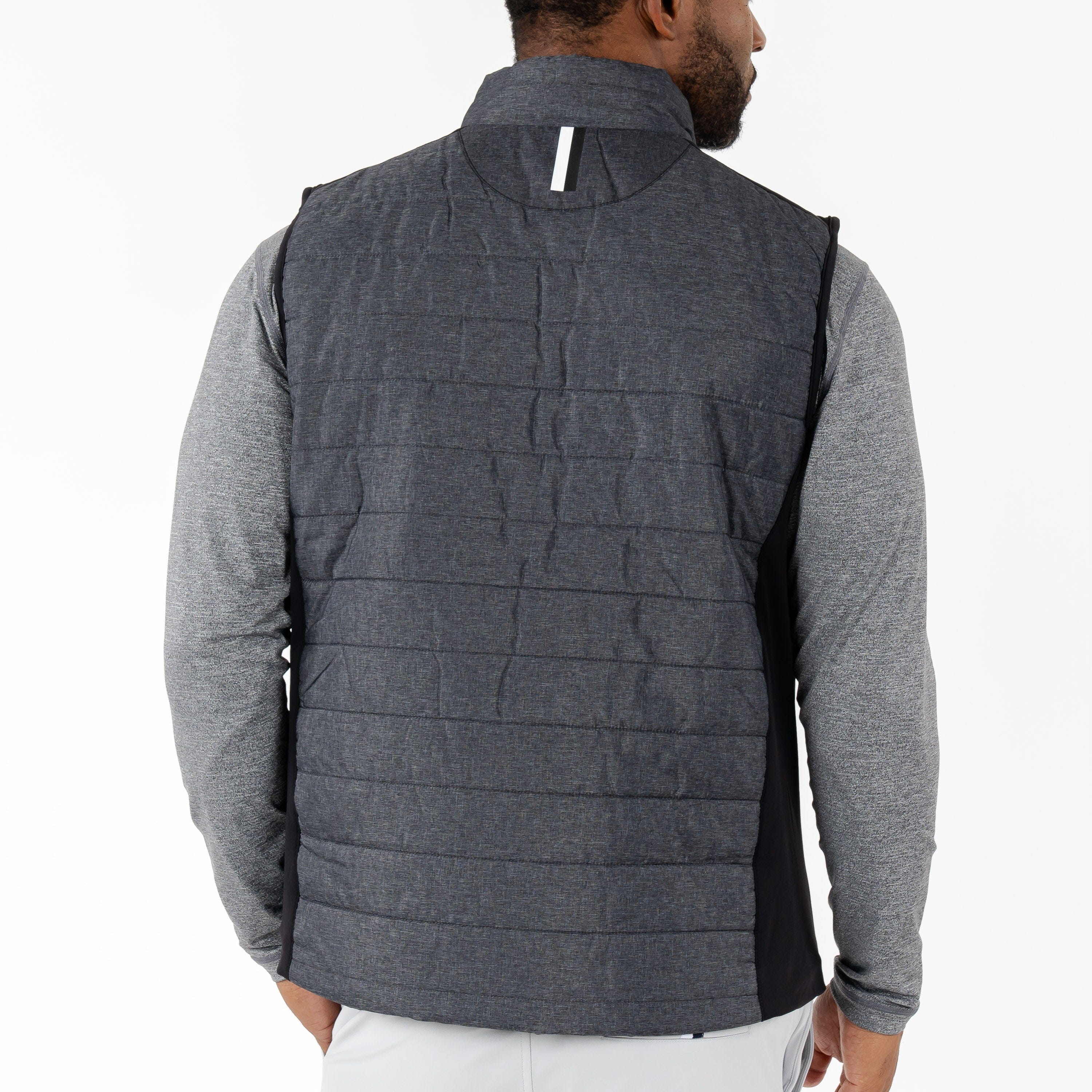 Fulton Performance Vest | Heather - Black/White - Image 3