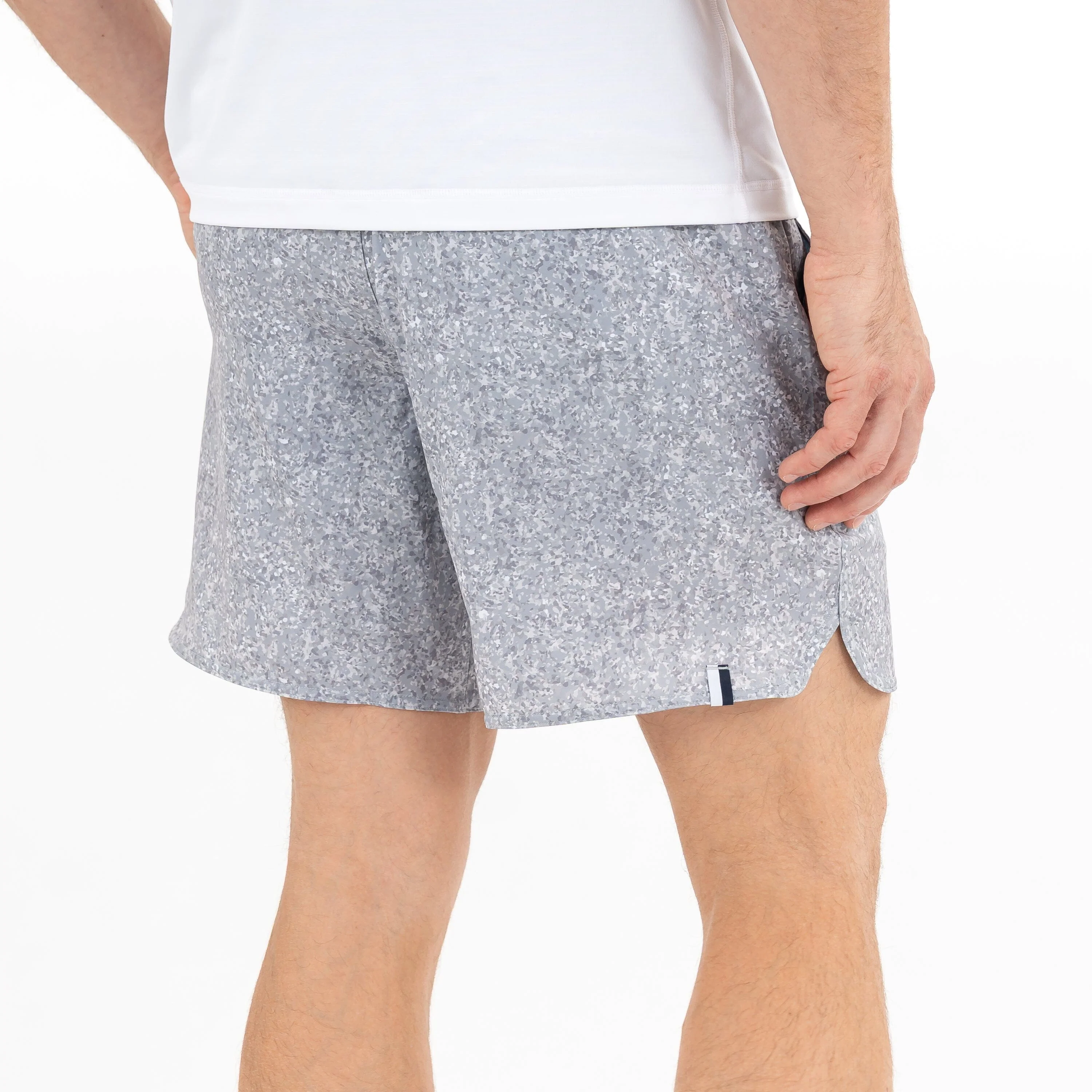 Grit Gym Short - 7" | The Haze - Thunder Grey/Thunder Grey - Image 2