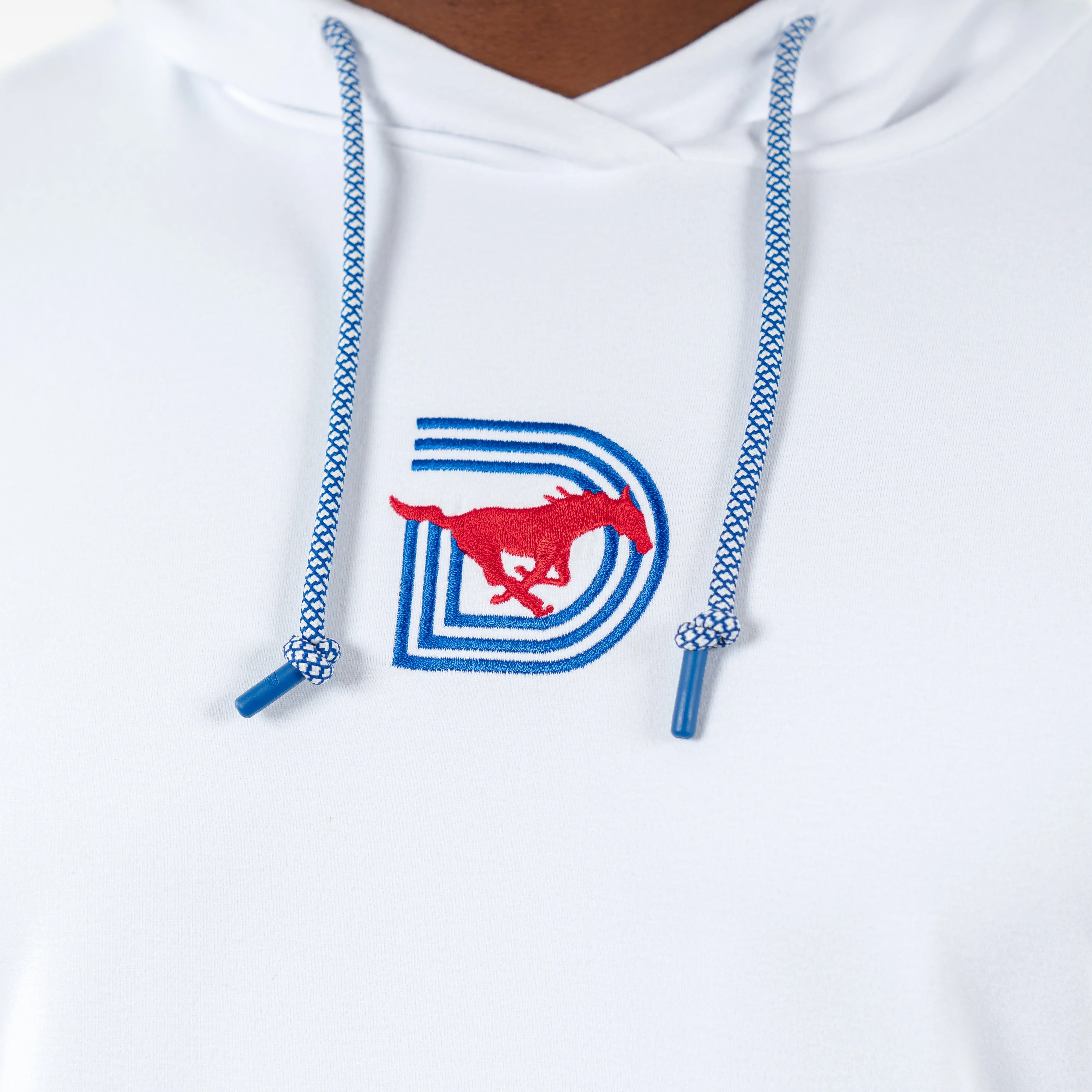 Hesi Collegiate Hoodie - SMU | Solid - White - SMU - 1 - Image 2