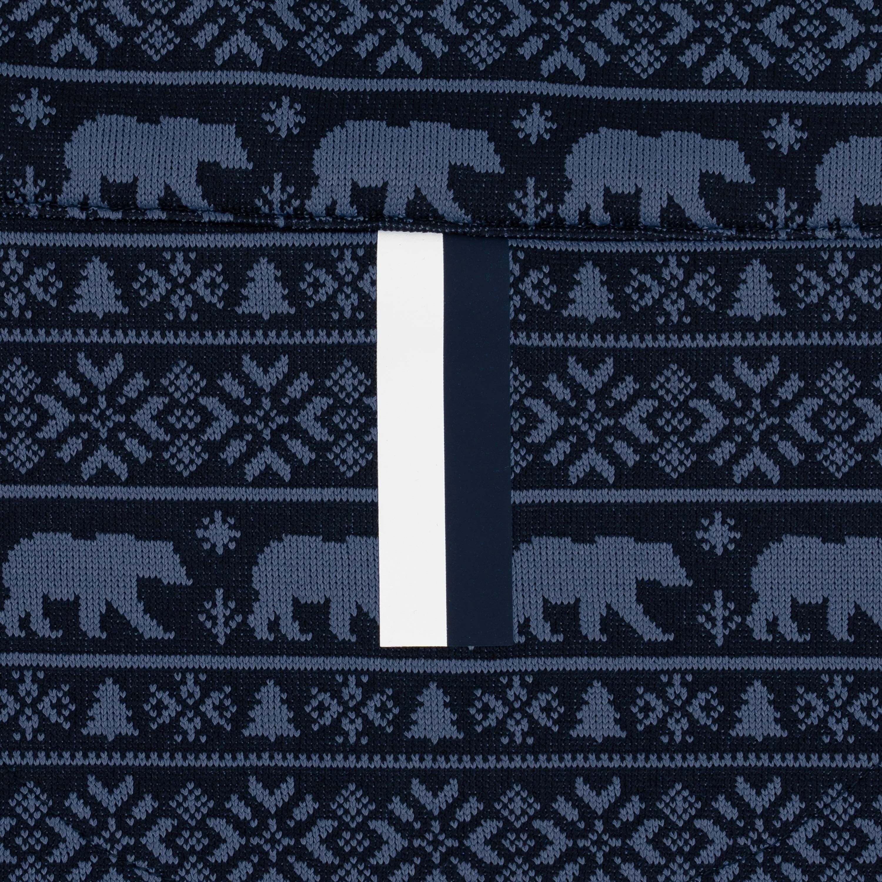 Kodiak Jacquard Performance Q-Zip | The Kodiak - Slate Blue/Fleet Navy - Image 4