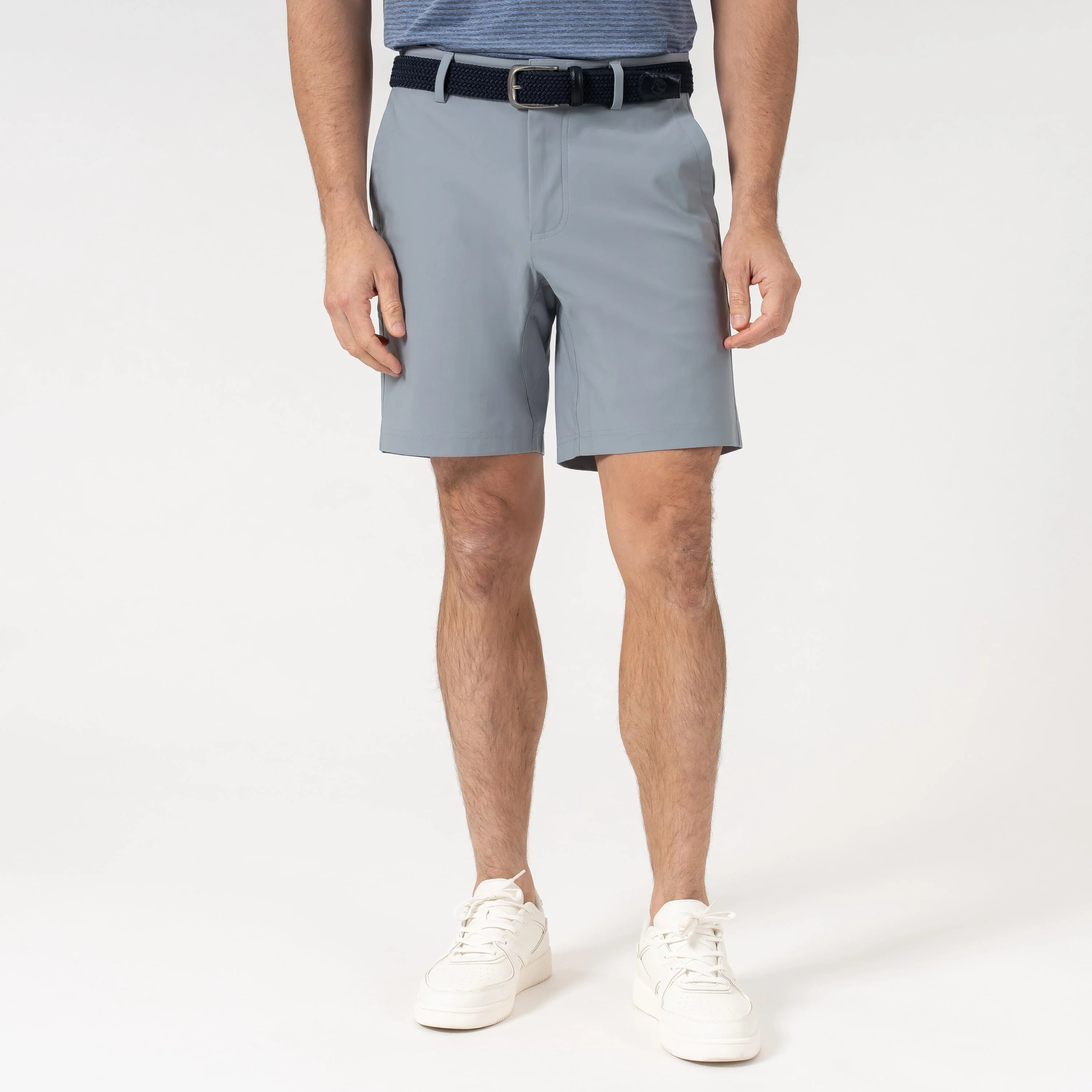 Looper Delta Short | Solid - Thunder Grey - Image 3