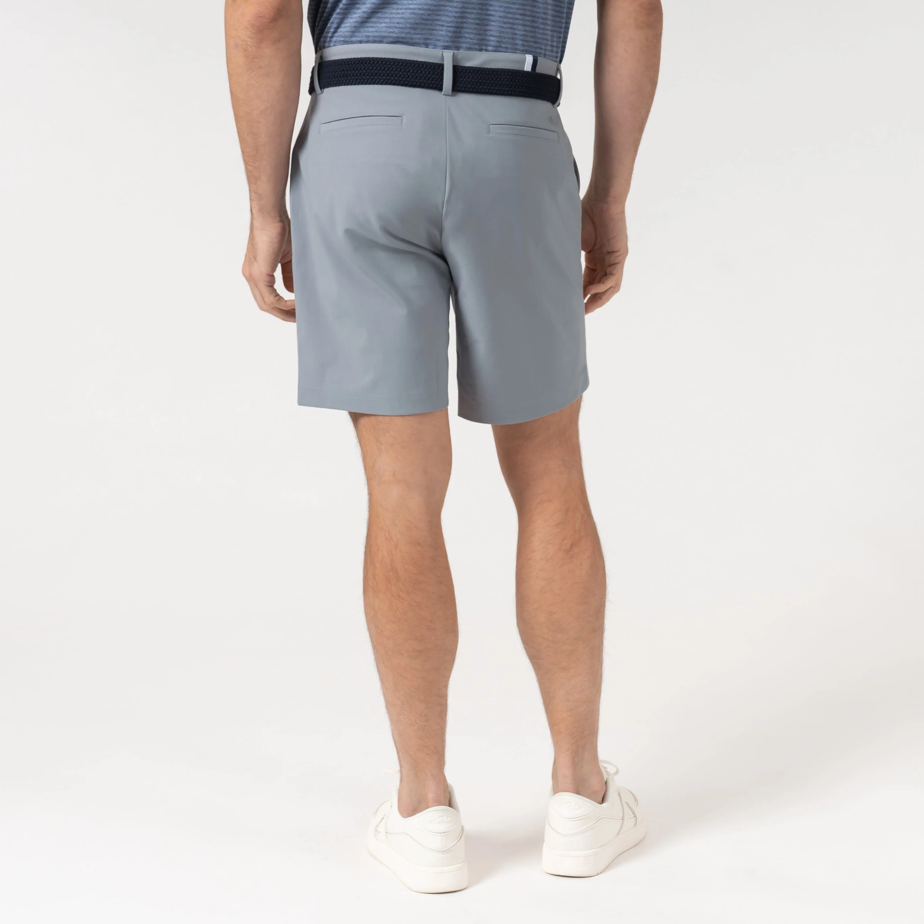 Looper Delta Short | Solid - Thunder Grey - Image 4