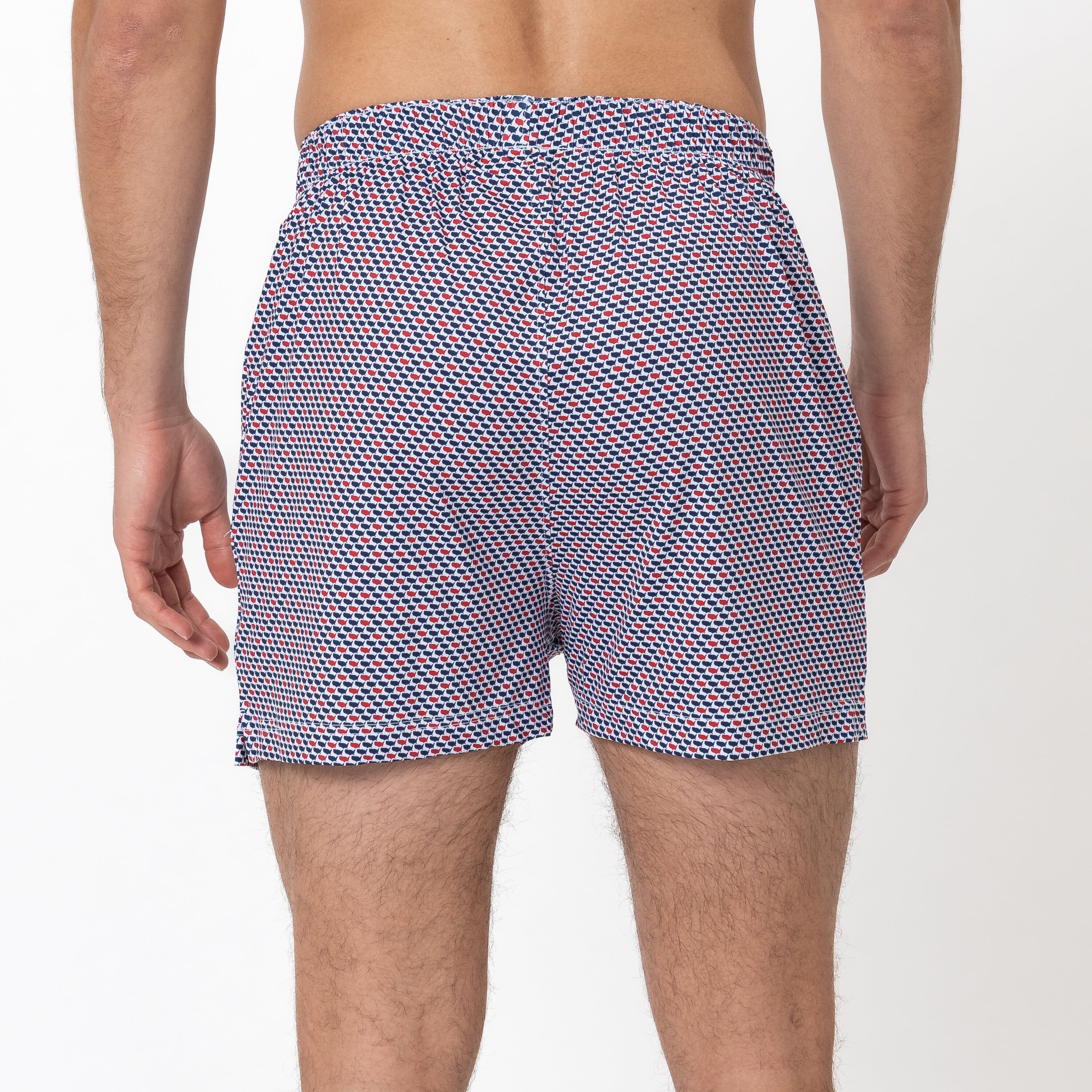 Breeze Performance Boxer | The 1776 - Admiral Navy/Classic Red - Image 3