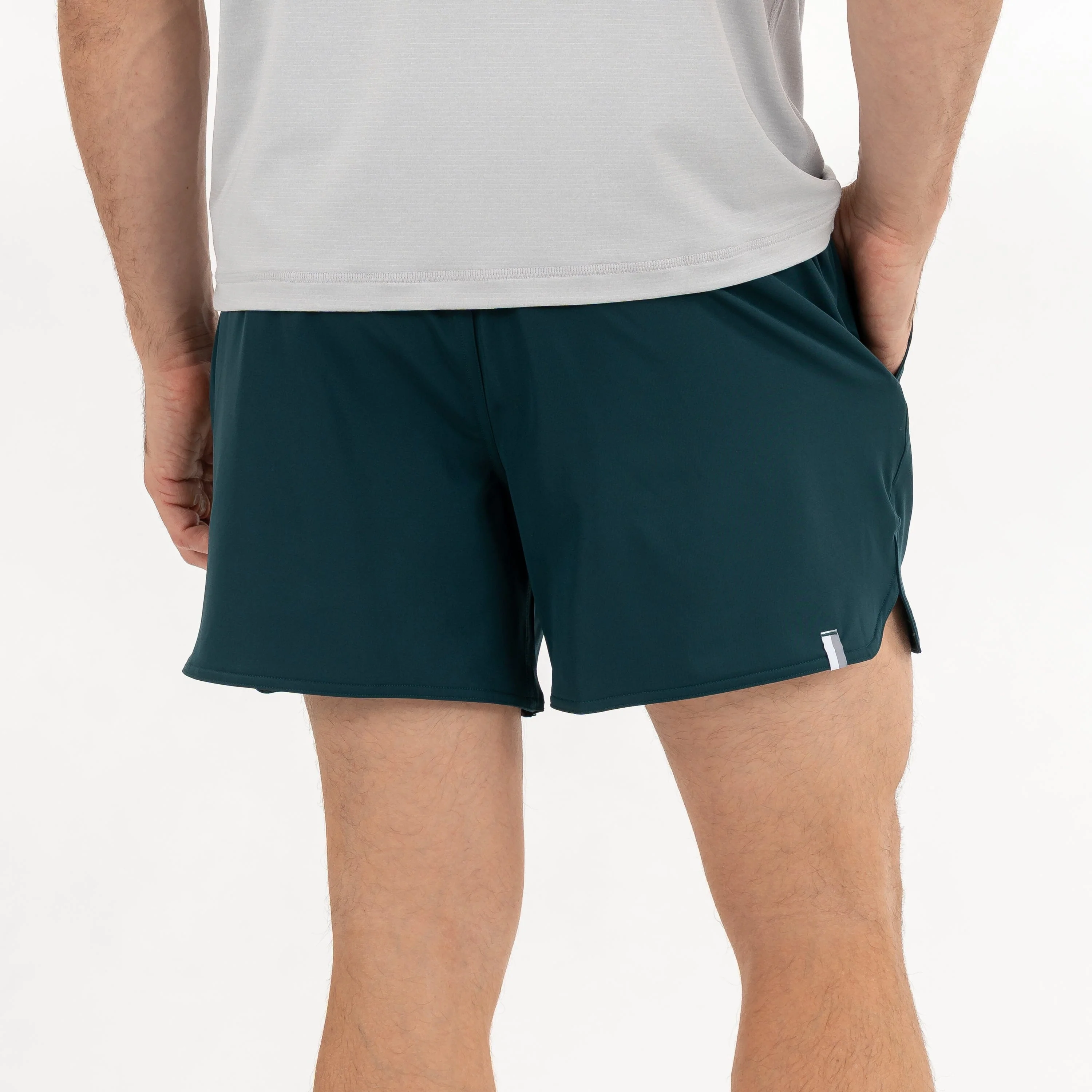 Grit Gym Short - 5" | Solid - Ponderosa Green - Image 2