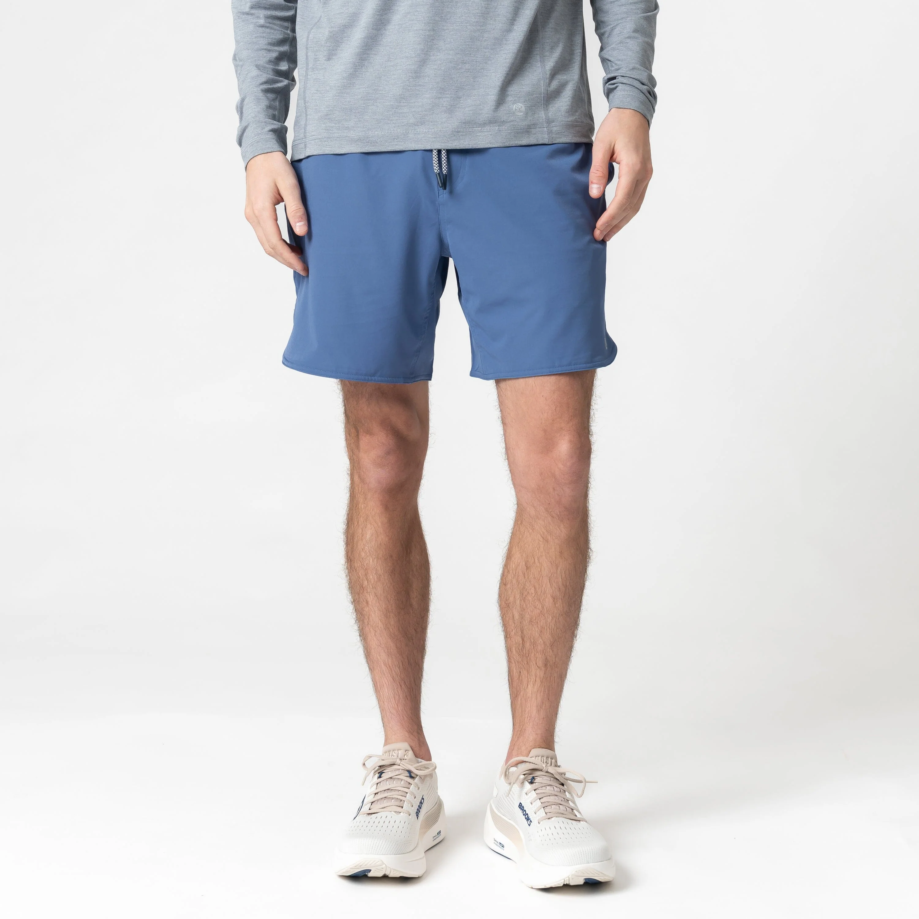 Grit Gym Short - 7" | Solid - Coastal Blue - Image 9