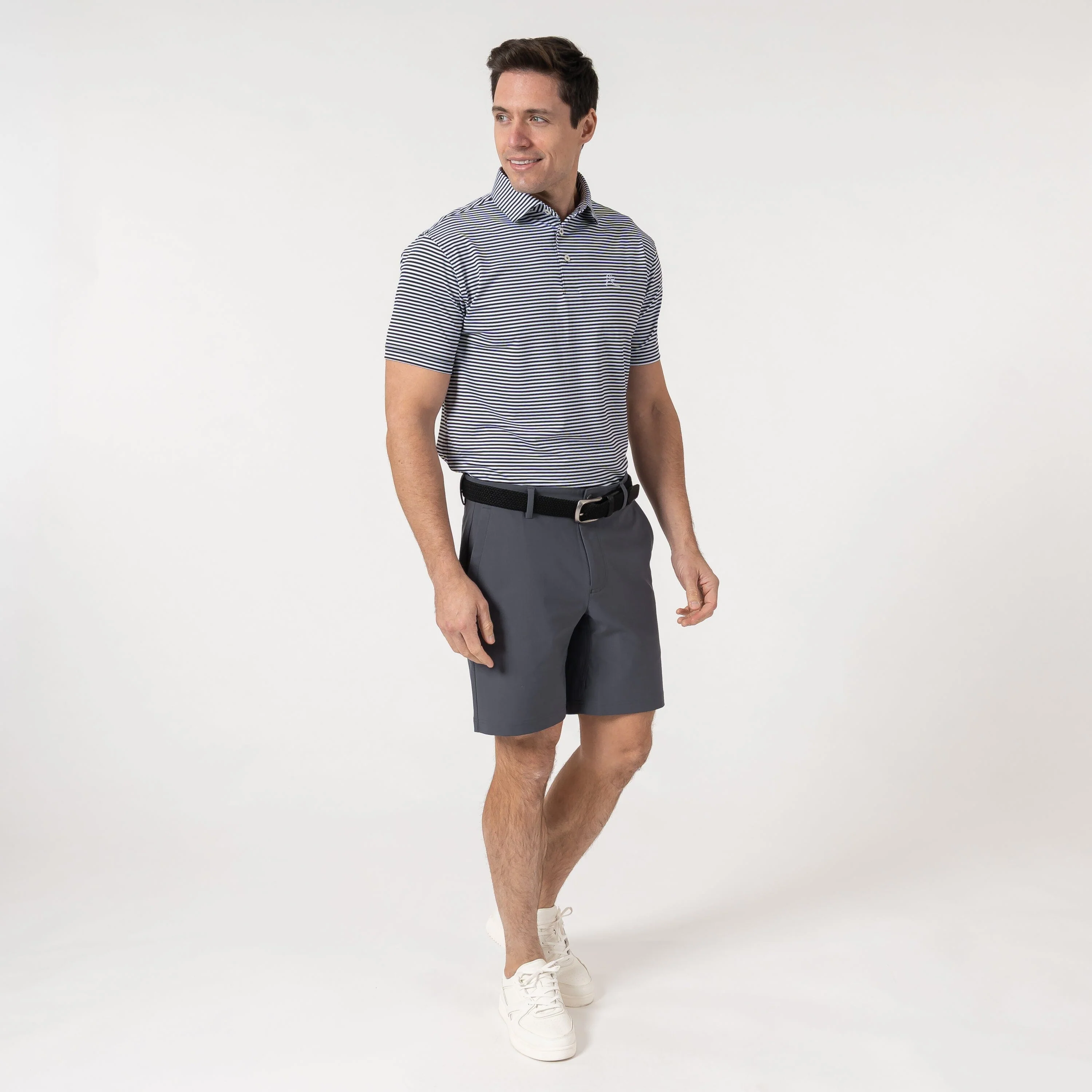 Looper Delta Short | Solid - Charcoal Grey - Image 8