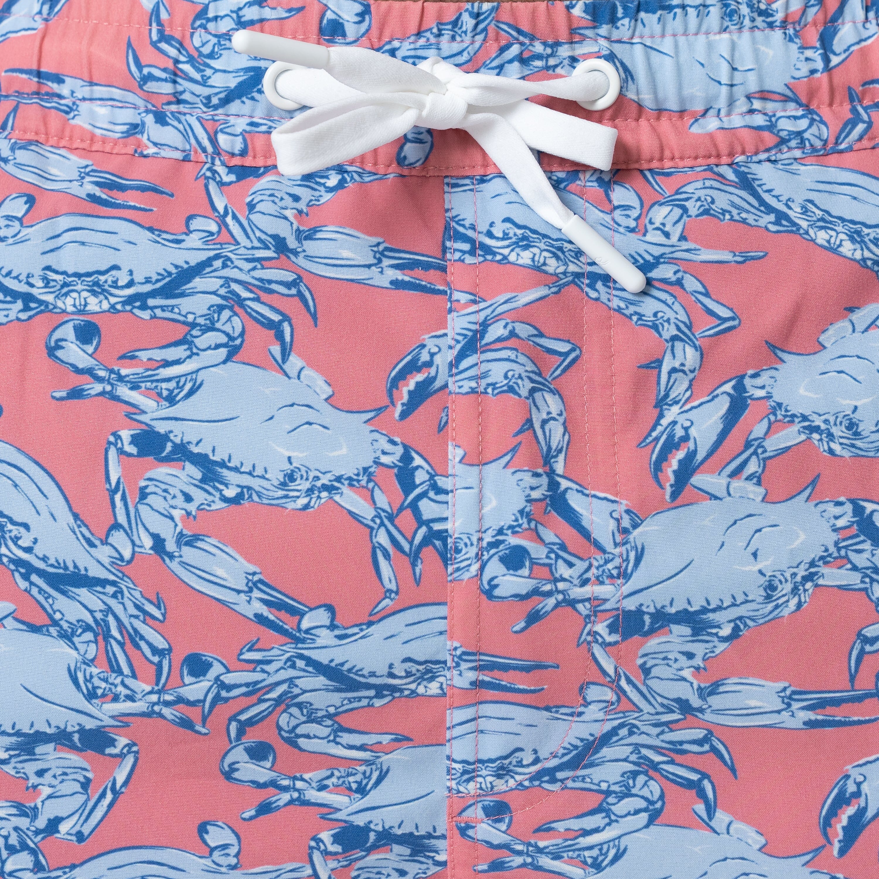 Medley Swim Trunk | The Claws - Washed Red/Baby Blue - Image 7