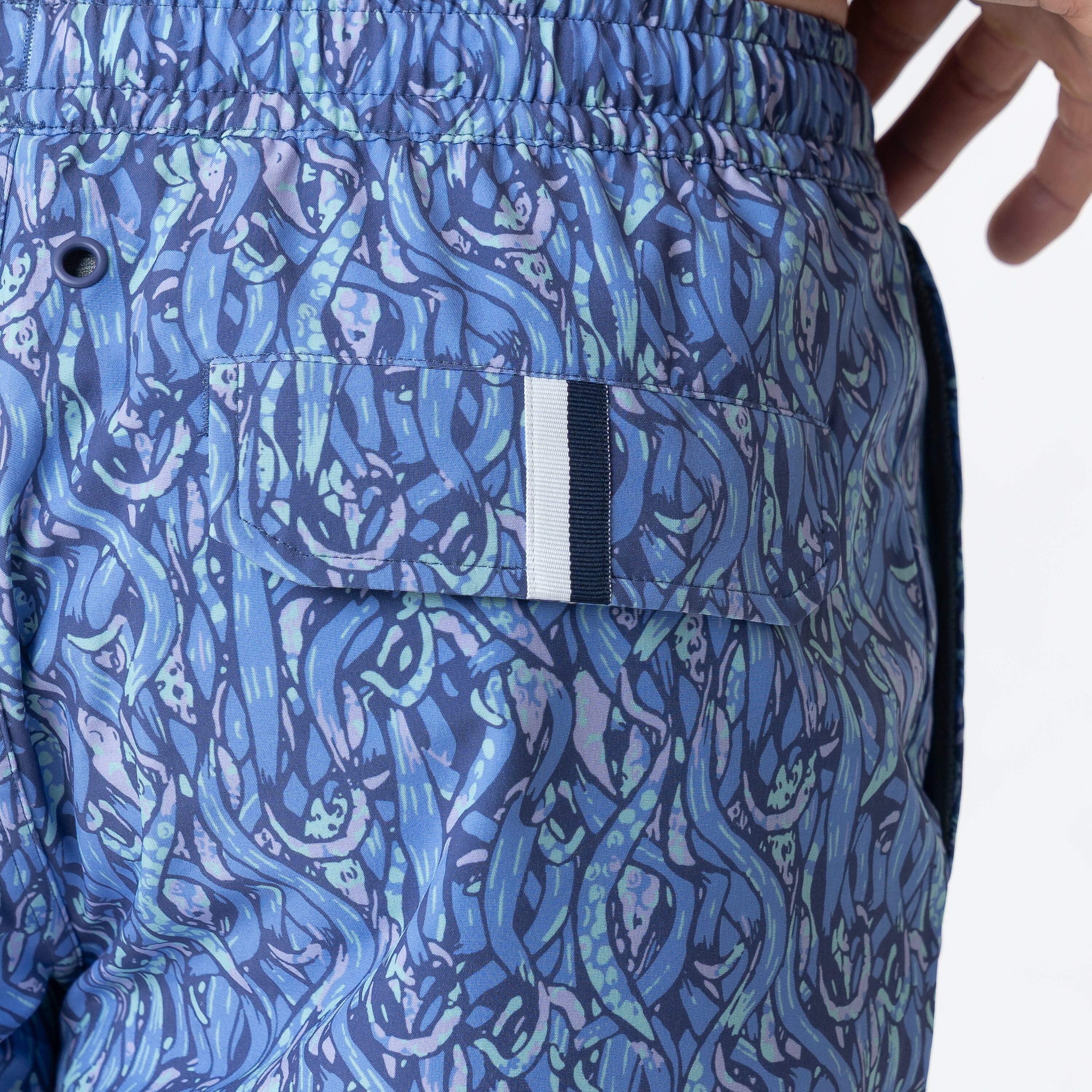 Medley Swim Trunk | The Kraken - Flag Blue/Lavender Blue - Image 5