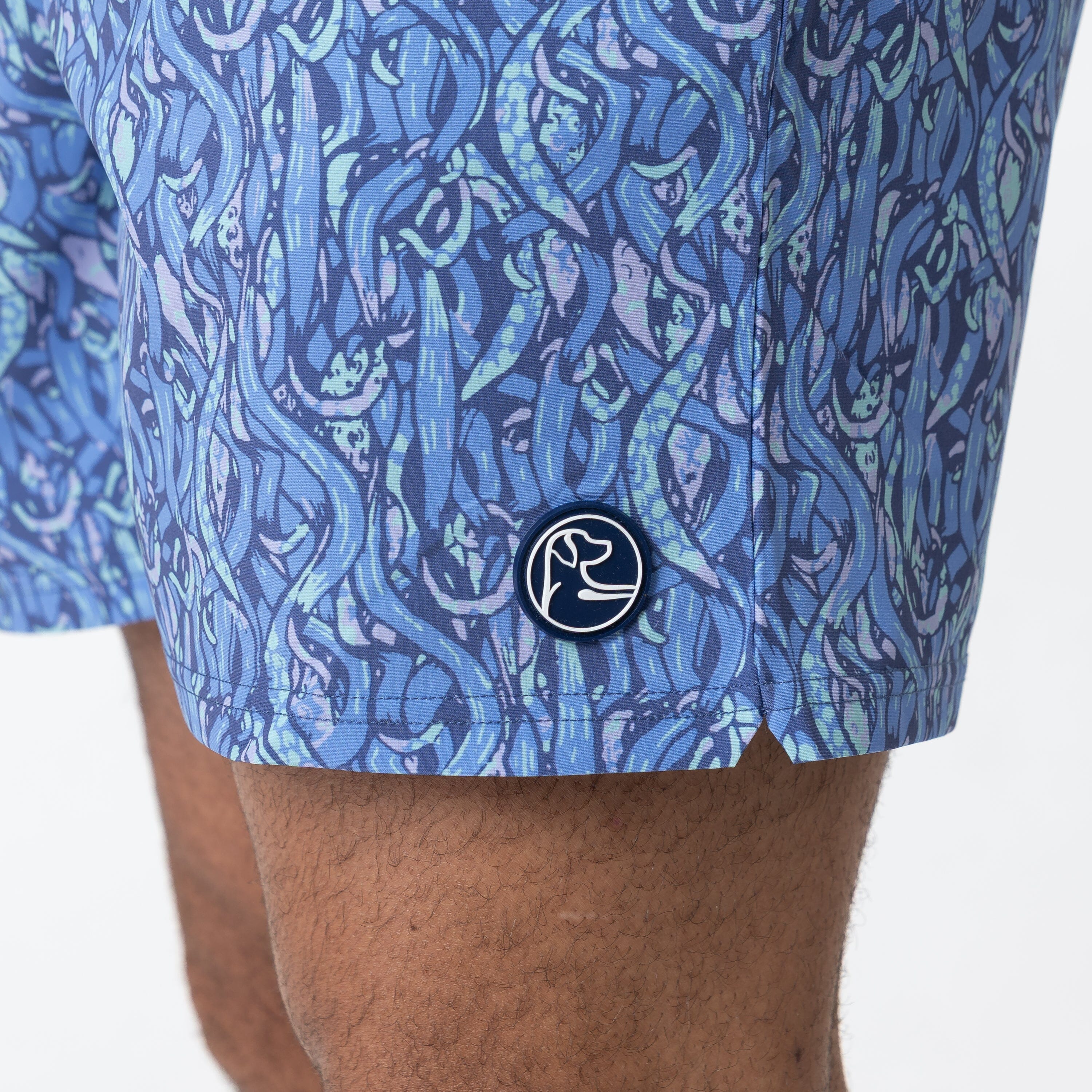 Medley Swim Trunk | The Kraken - Flag Blue/Lavender Blue - Image 6
