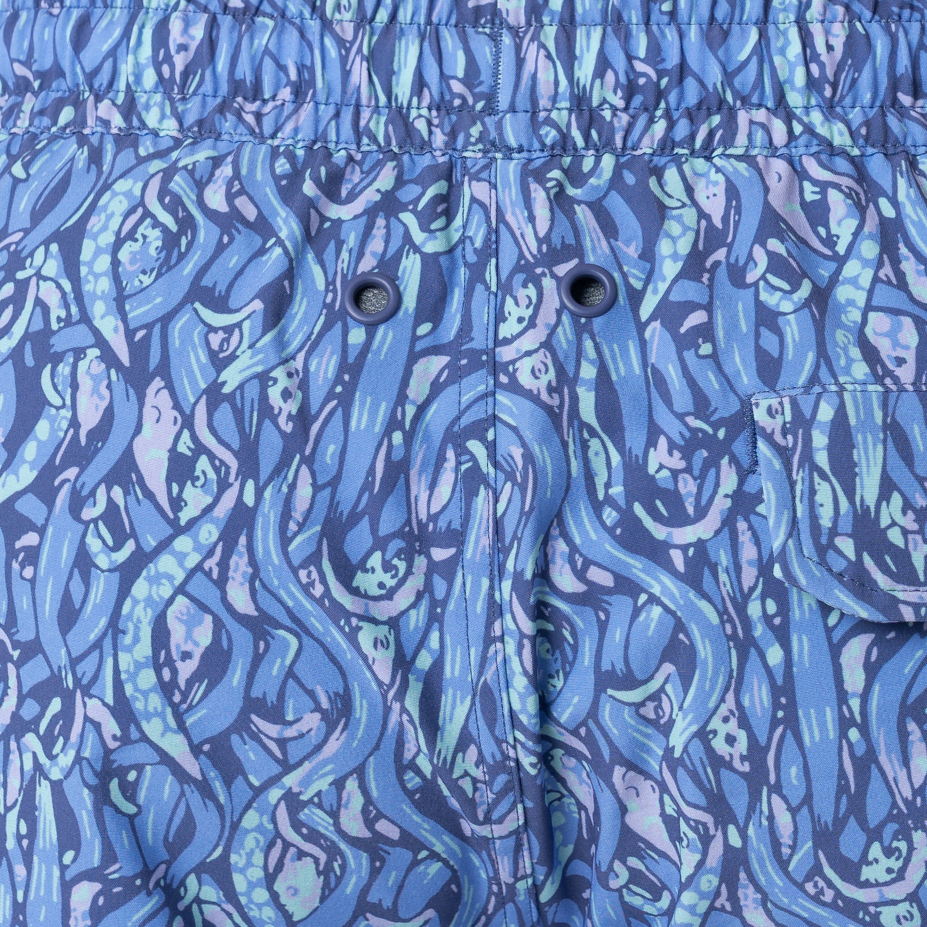 Medley Swim Trunk | The Kraken - Flag Blue/Lavender Blue - Image 8