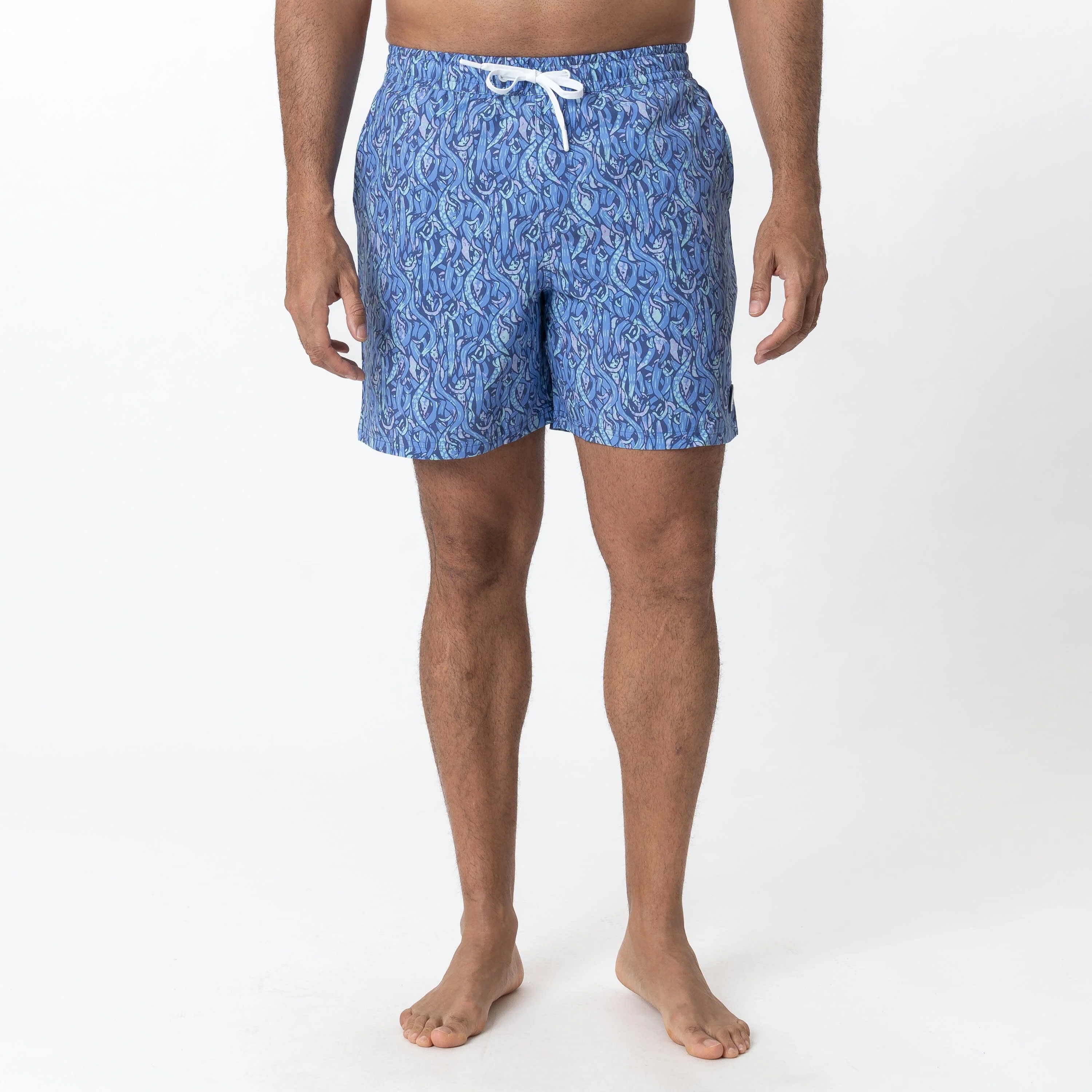 Medley Swim Trunk | The Kraken - Flag Blue/Lavender Blue - Image 9