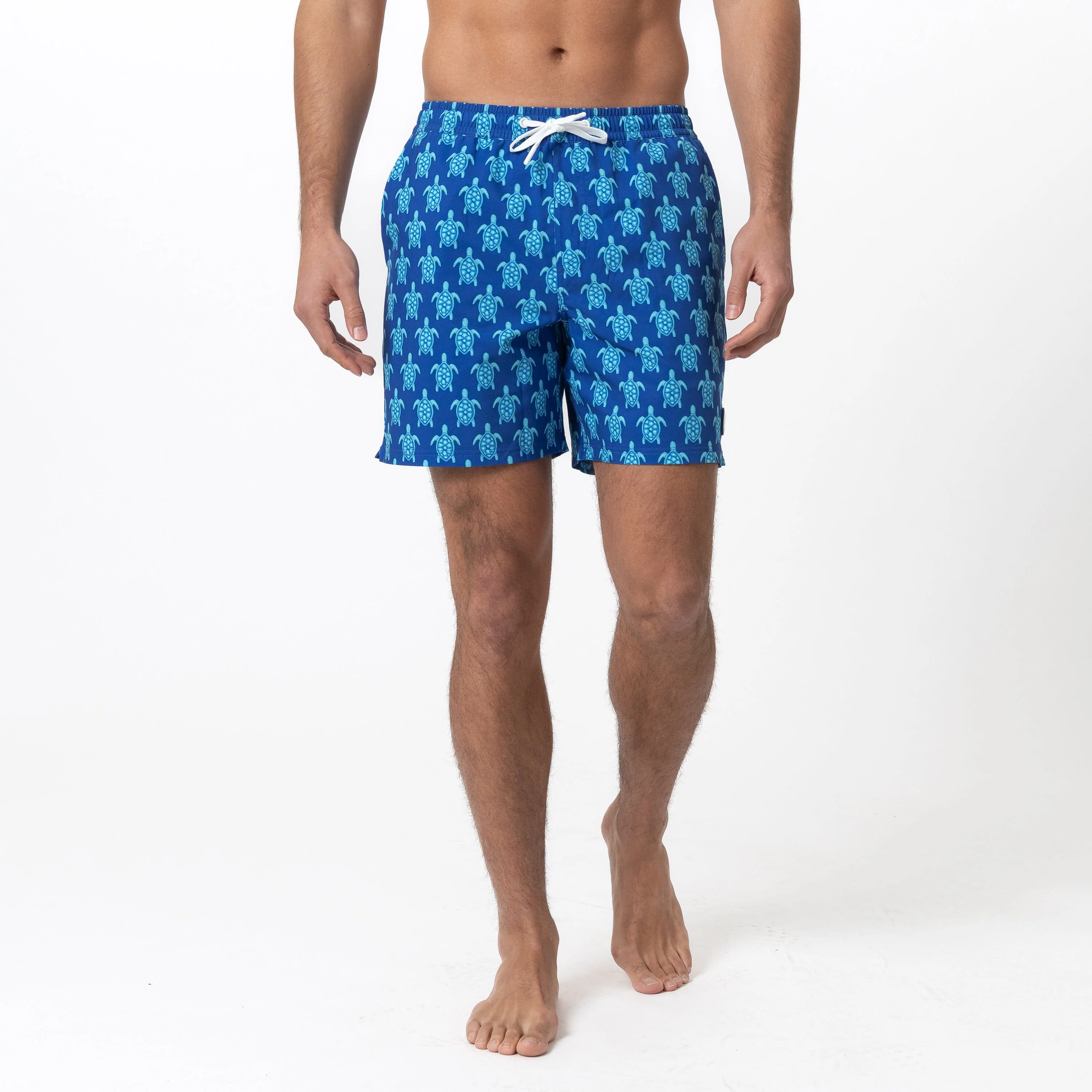 Medley Swim Trunk | The Noggin - Deep Blue/Miami Blue - Image 9