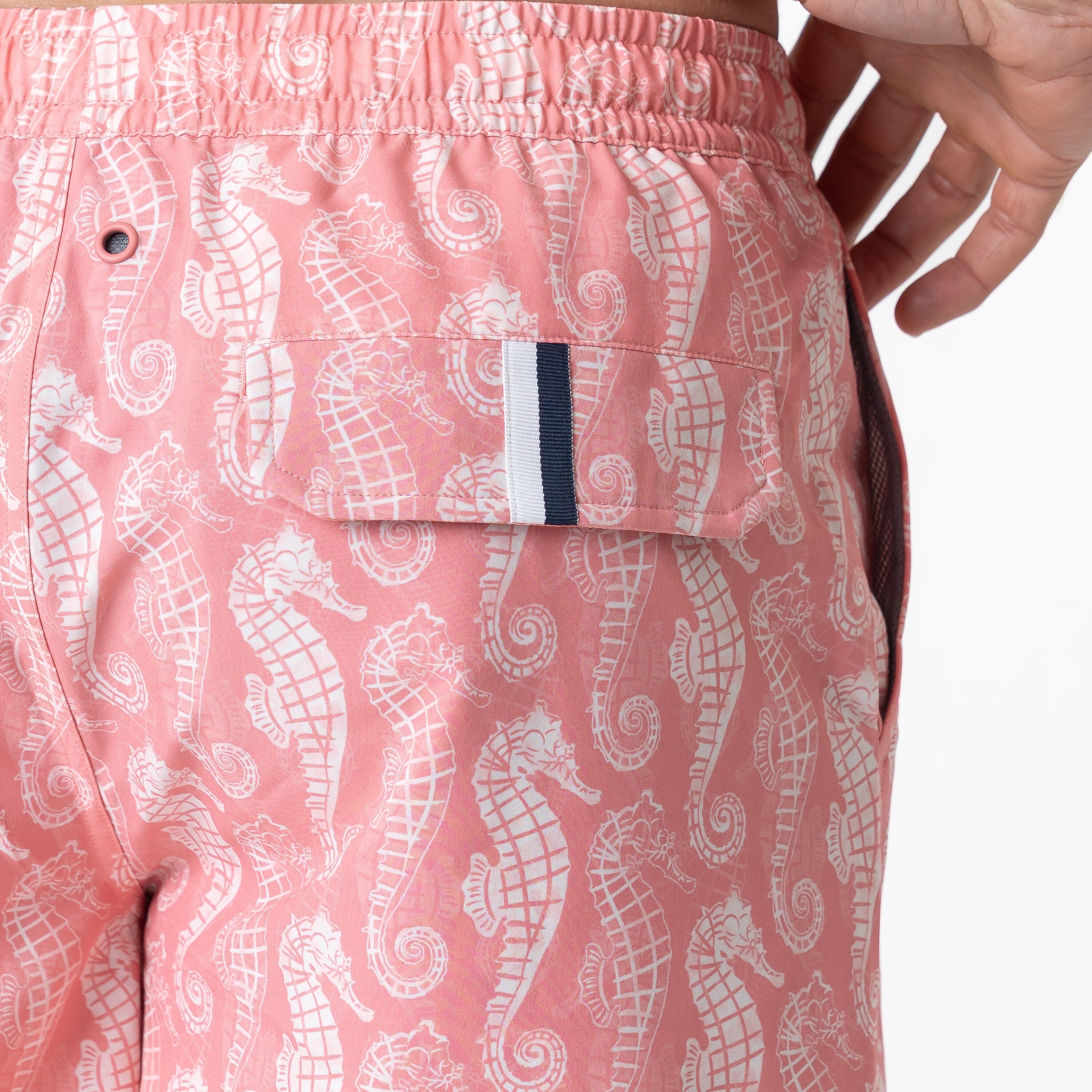 Medley Swim Trunk | The Ocean Jockey - Washed Red/White - Image 5