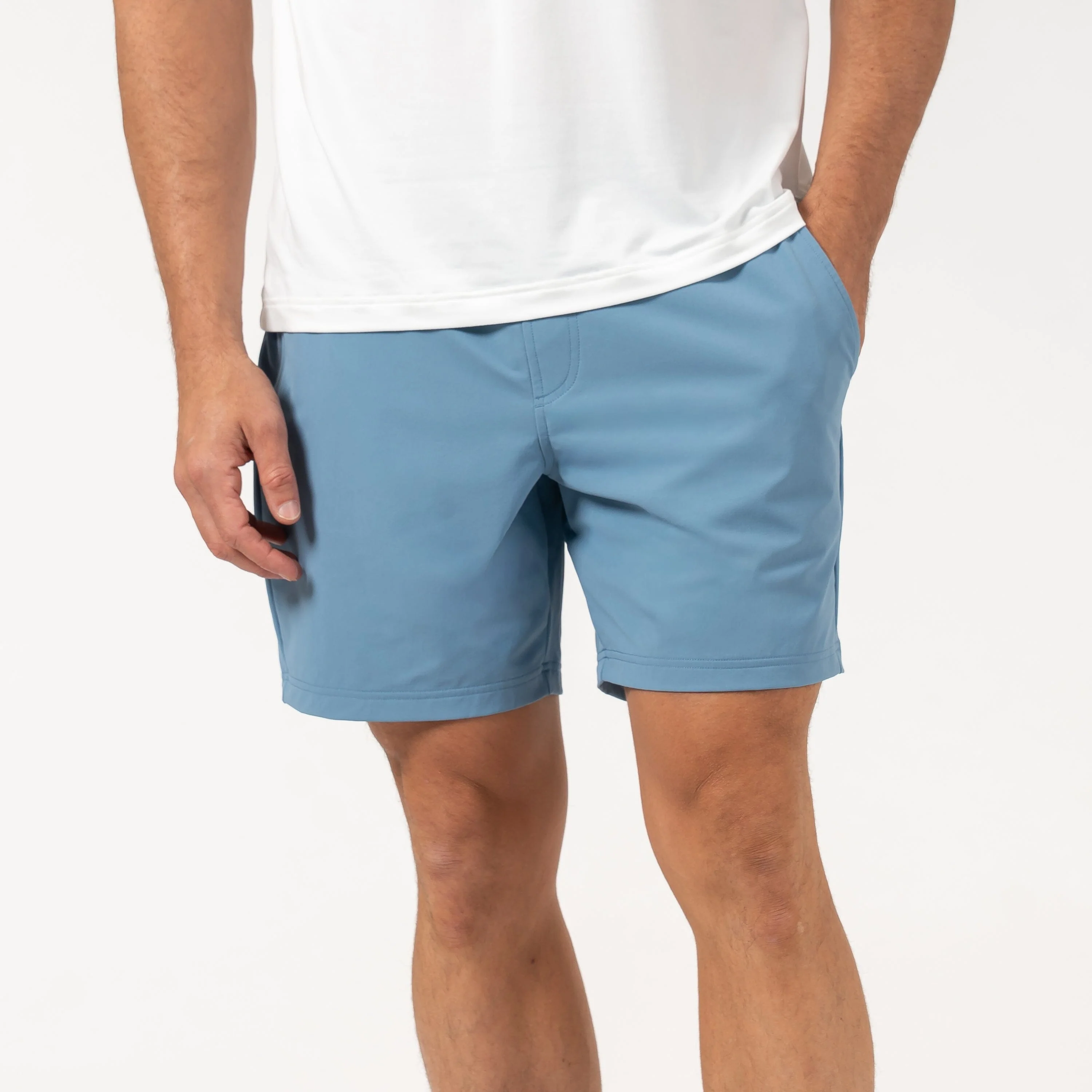 Everyday Short | Solid - Cadet Blue