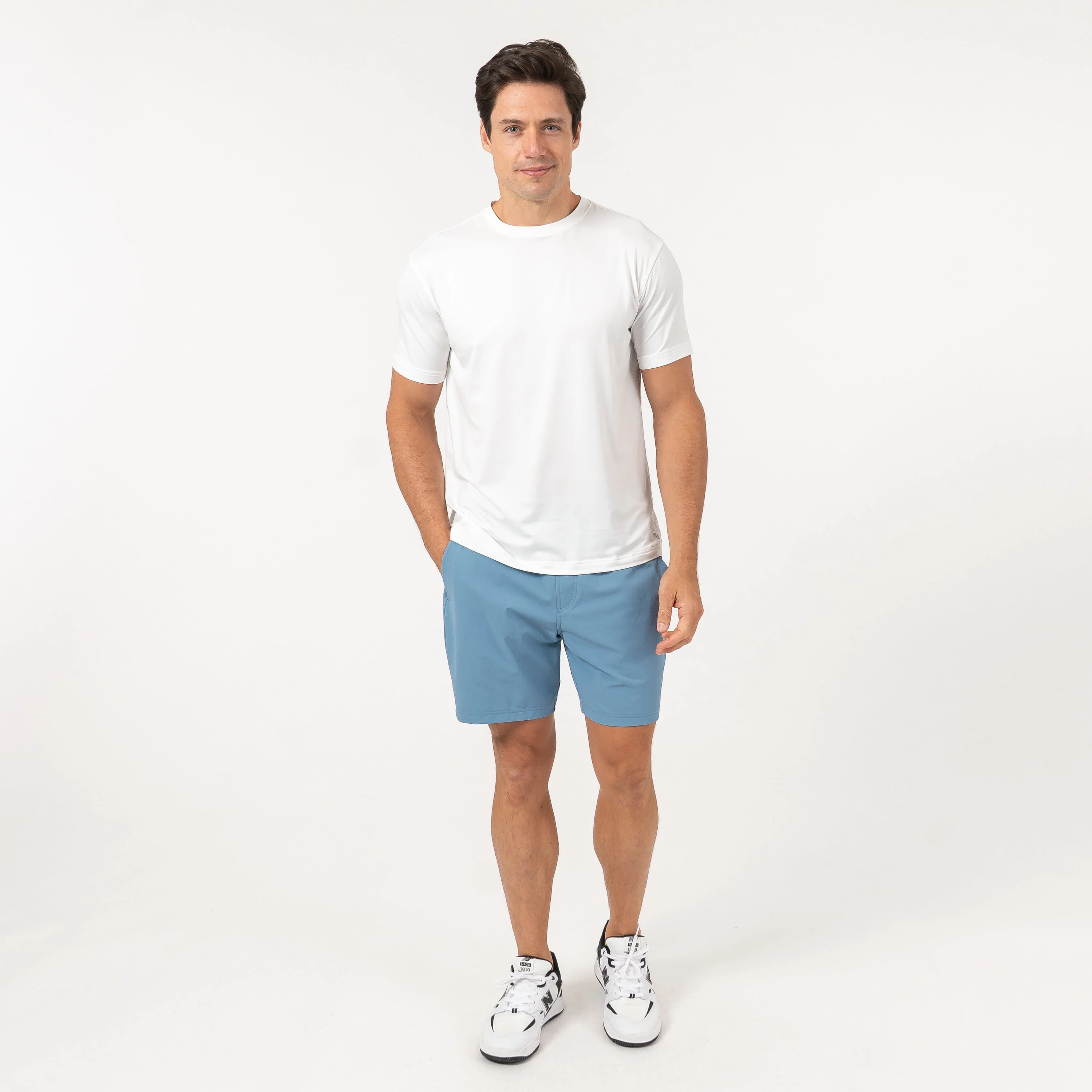 Everyday Short | Solid - Cadet Blue - Image 8