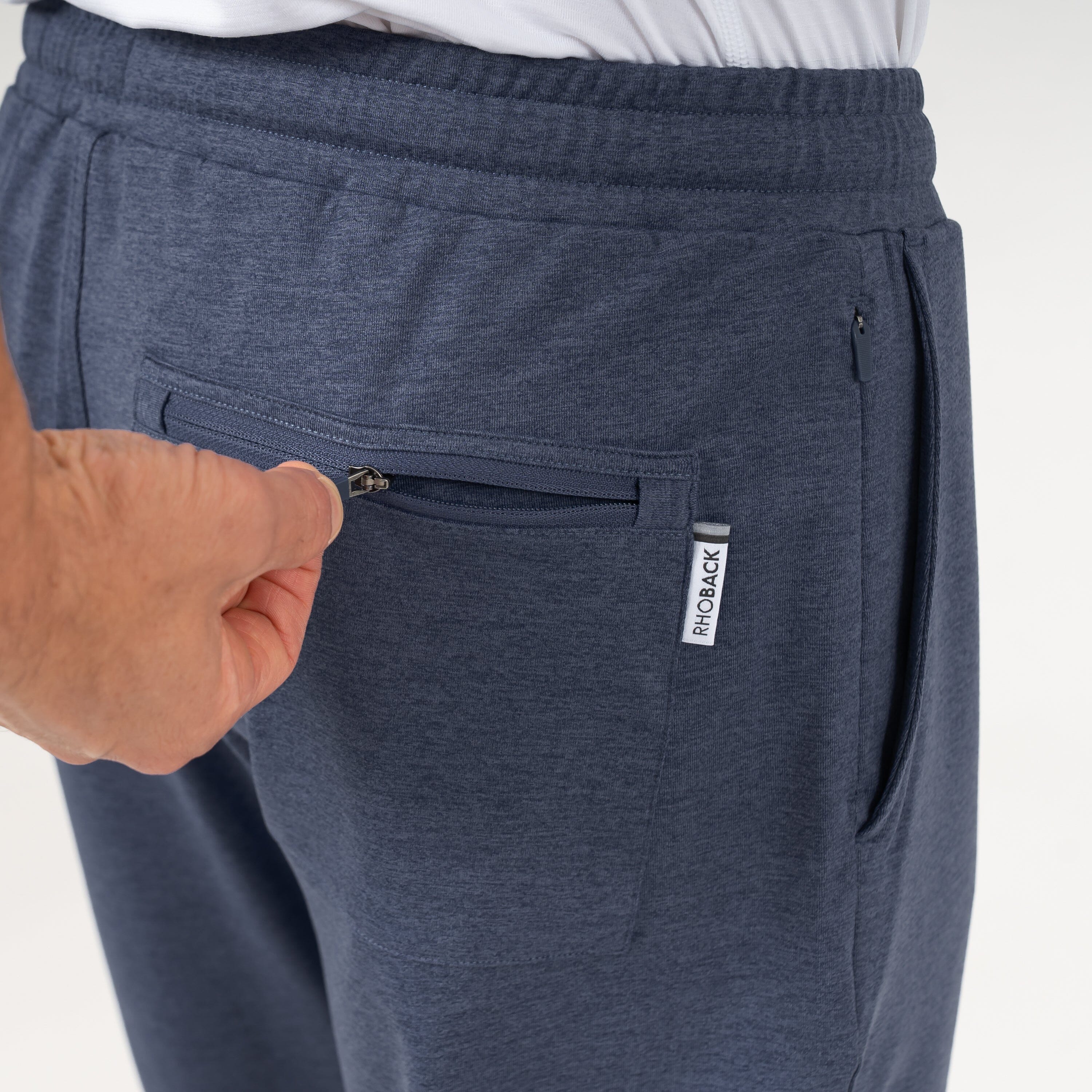 Sprint Performance Jogger | Heather - Slate Blue/Granite Blue - Image 3