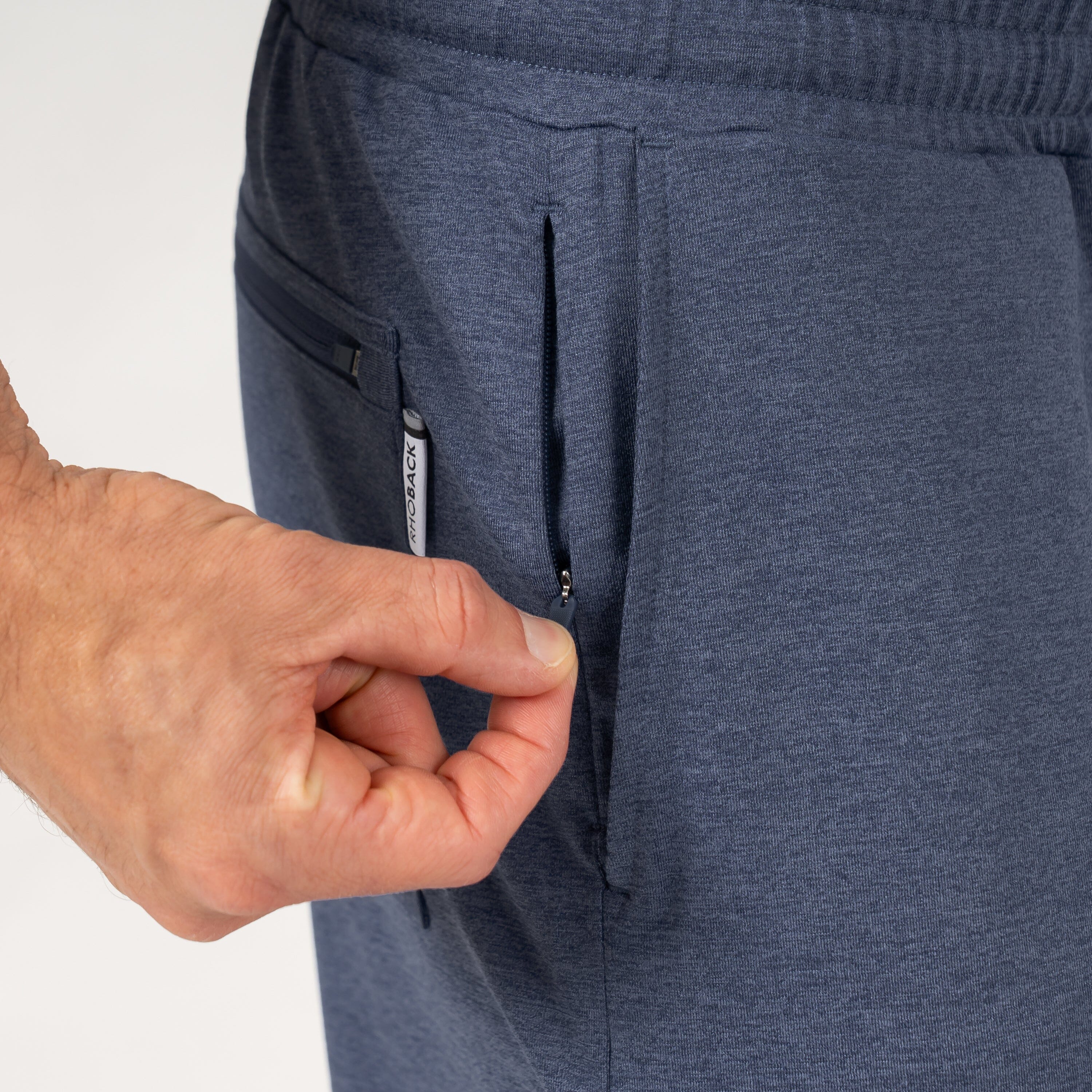 Sprint Performance Jogger | Heather - Slate Blue/Granite Blue - Image 4