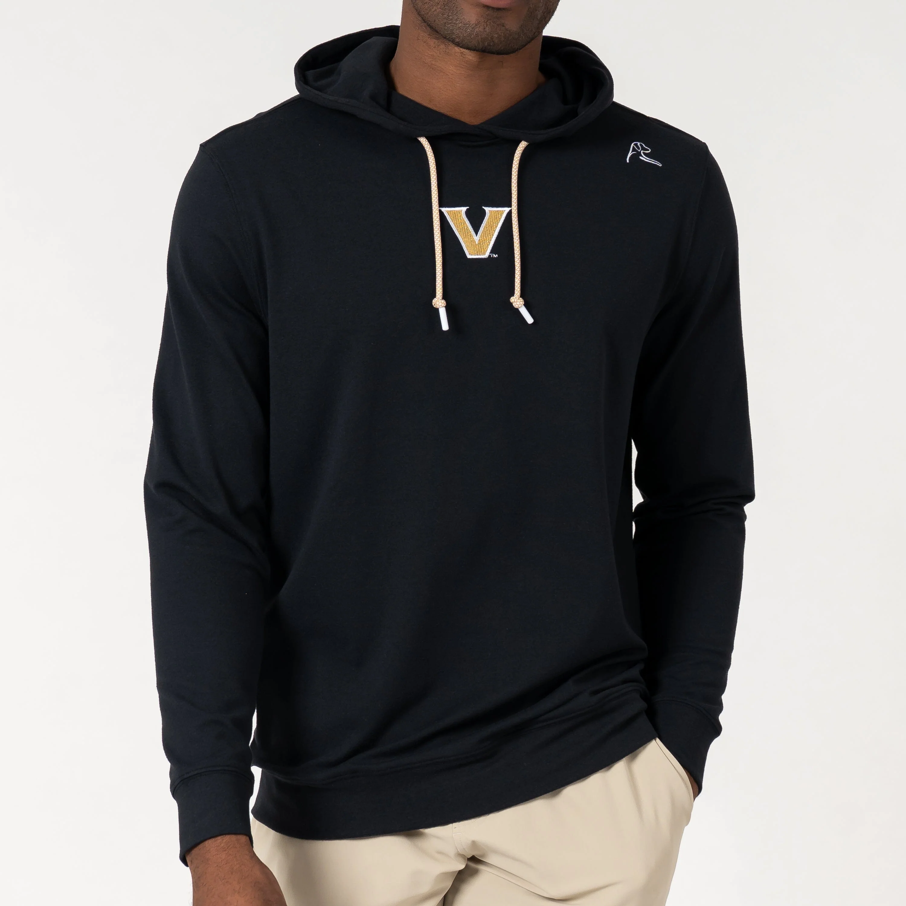 Hesi Collegiate Hoodie - Vanderbilt | Solid - Black - Vanderbilt - 1