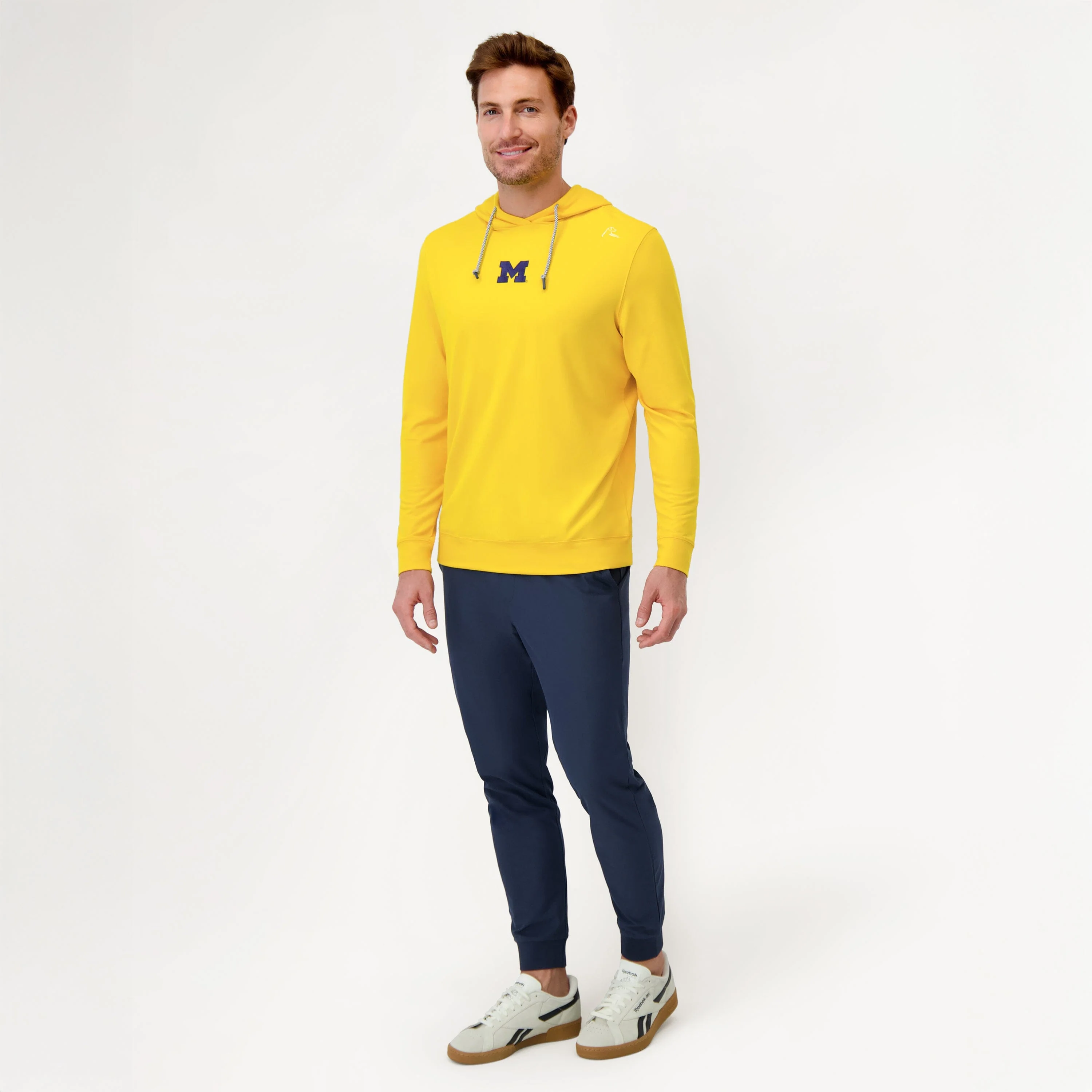 Hesi Collegiate Hoodie - Michigan | Solid - Maize Yellow - Michigan - 1 - Image 4