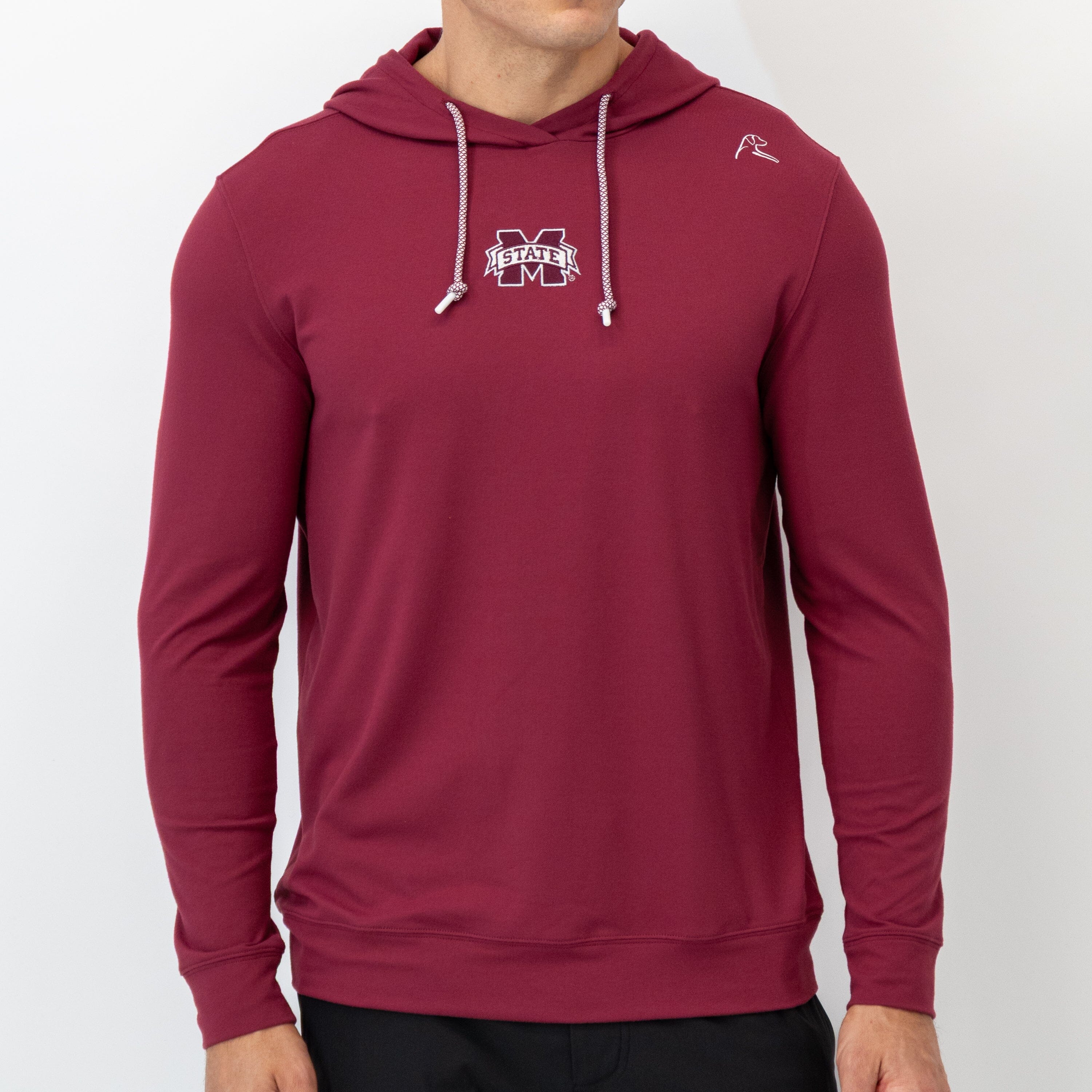 Hesi Collegiate Hoodie - Mississippi State | Solid - Maroon - Mississippi State - 1