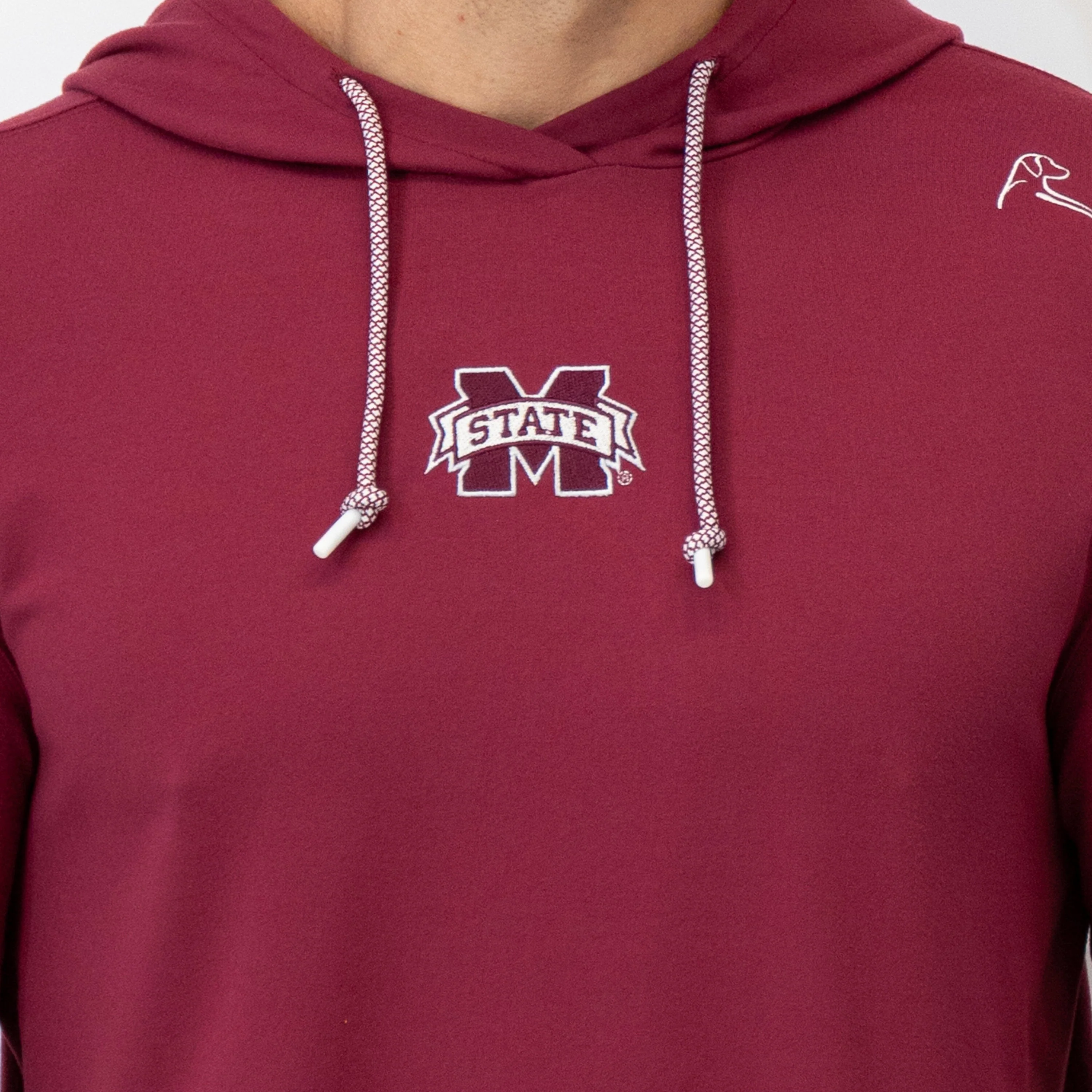 Hesi Collegiate Hoodie - Mississippi State | Solid - Maroon - Mississippi State - 1 - Image 2