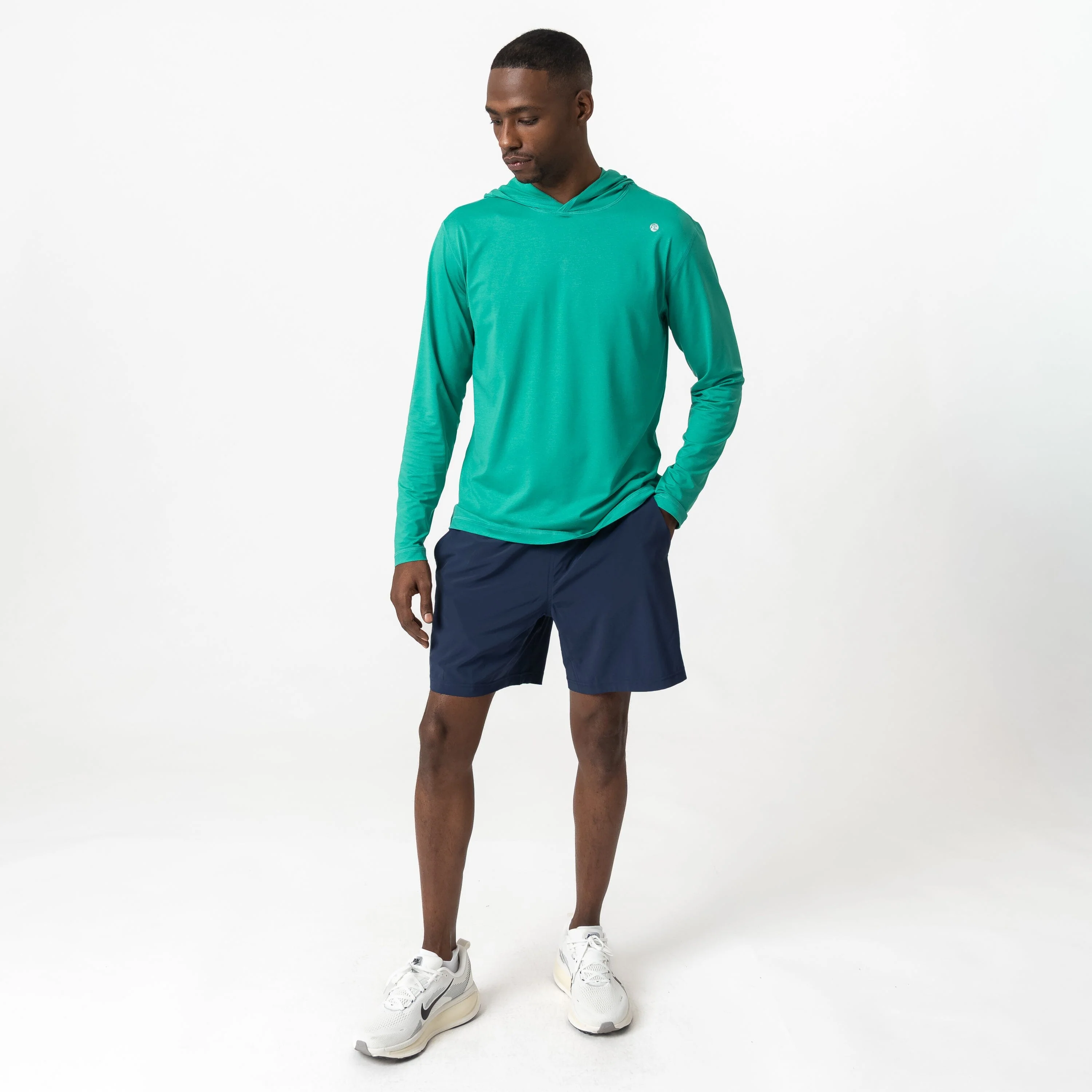 Blitz Tech Hoodie | Heather - Kelly Green/Lily Pad Green - Image 5