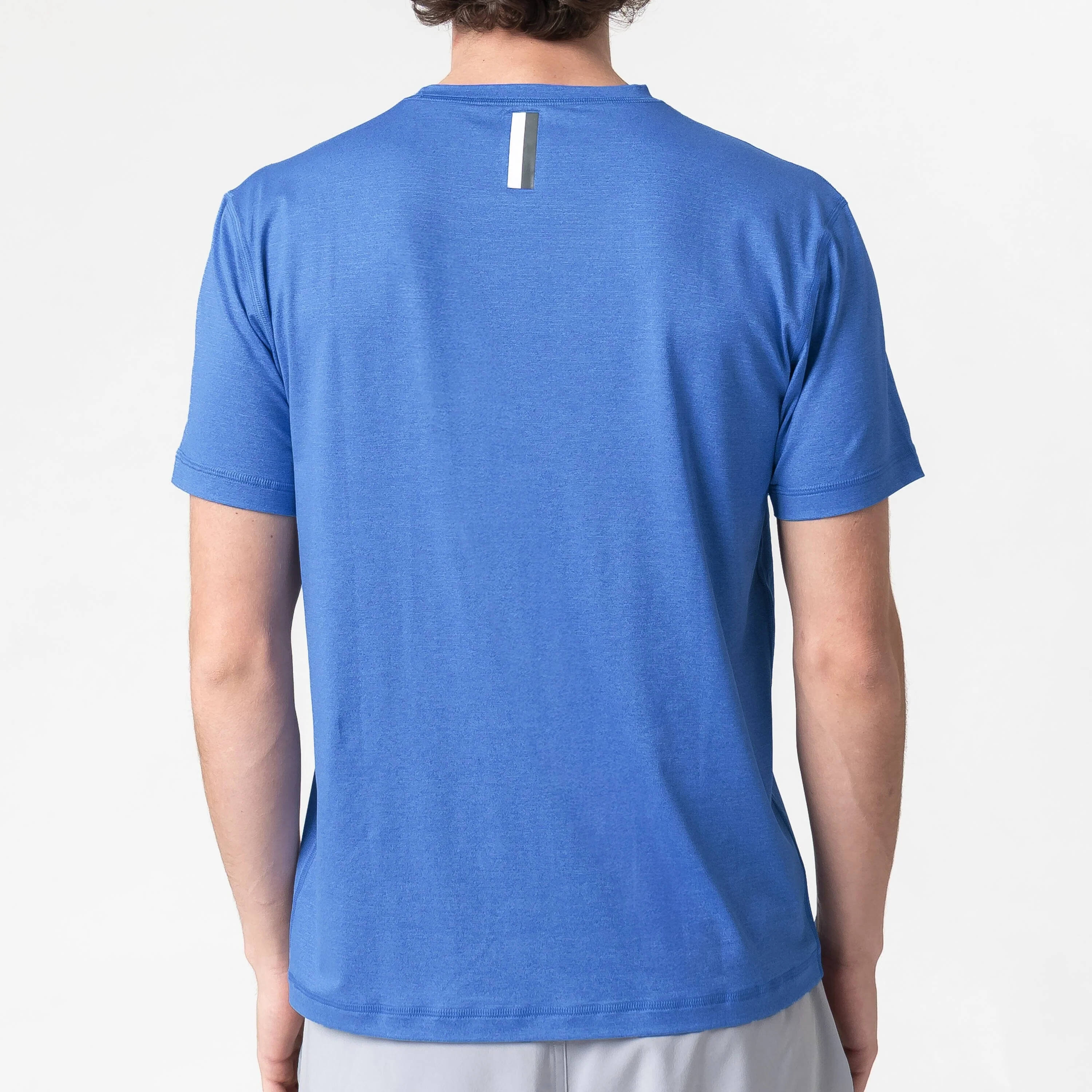 Blitz Tech Tee | Heather - Bunker Blue/Lavender Blue - Image 2