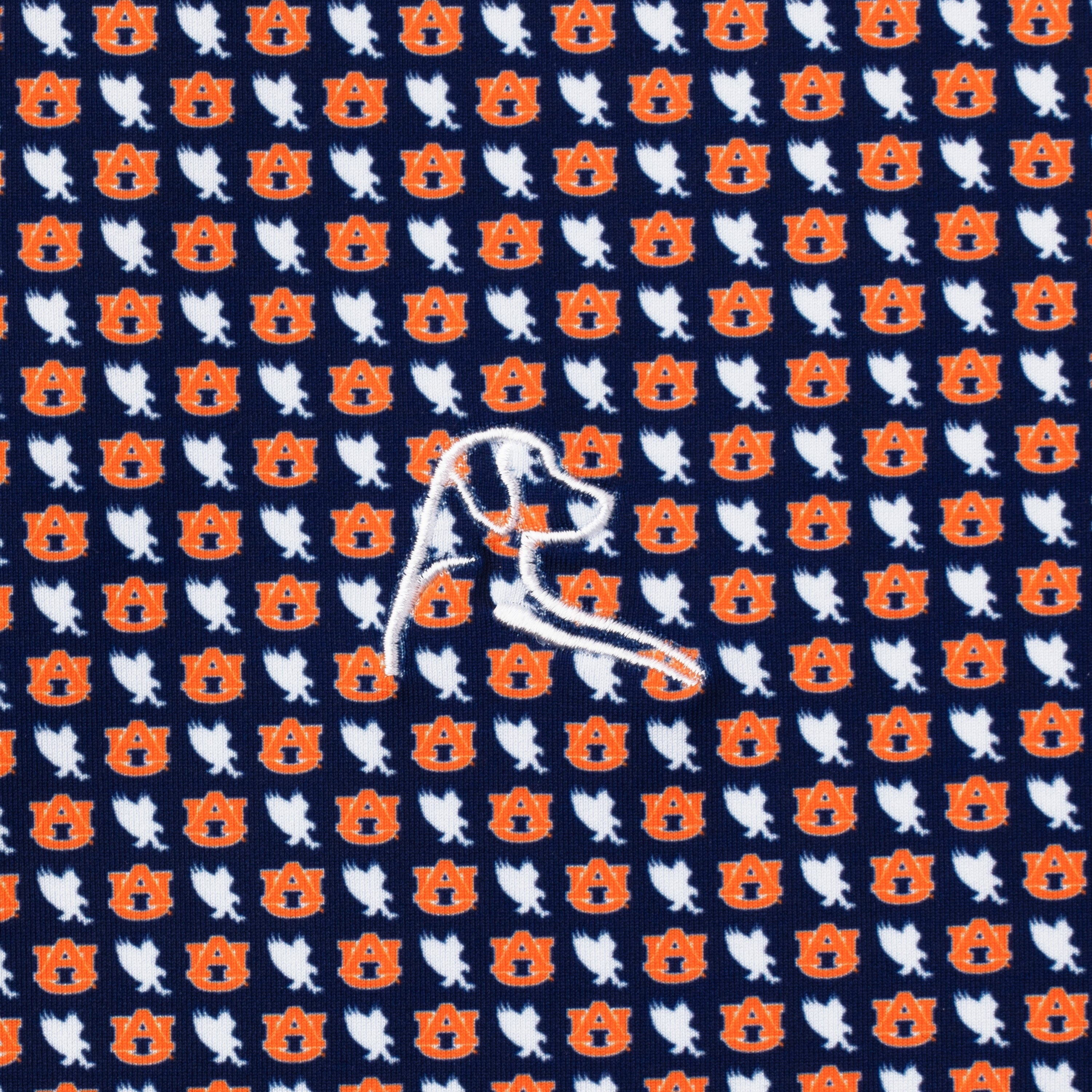 The Auburn War EagleĀ® | Collegiate Polo | The Auburn War EagleĀ® - Dock Blue/White - Image 3