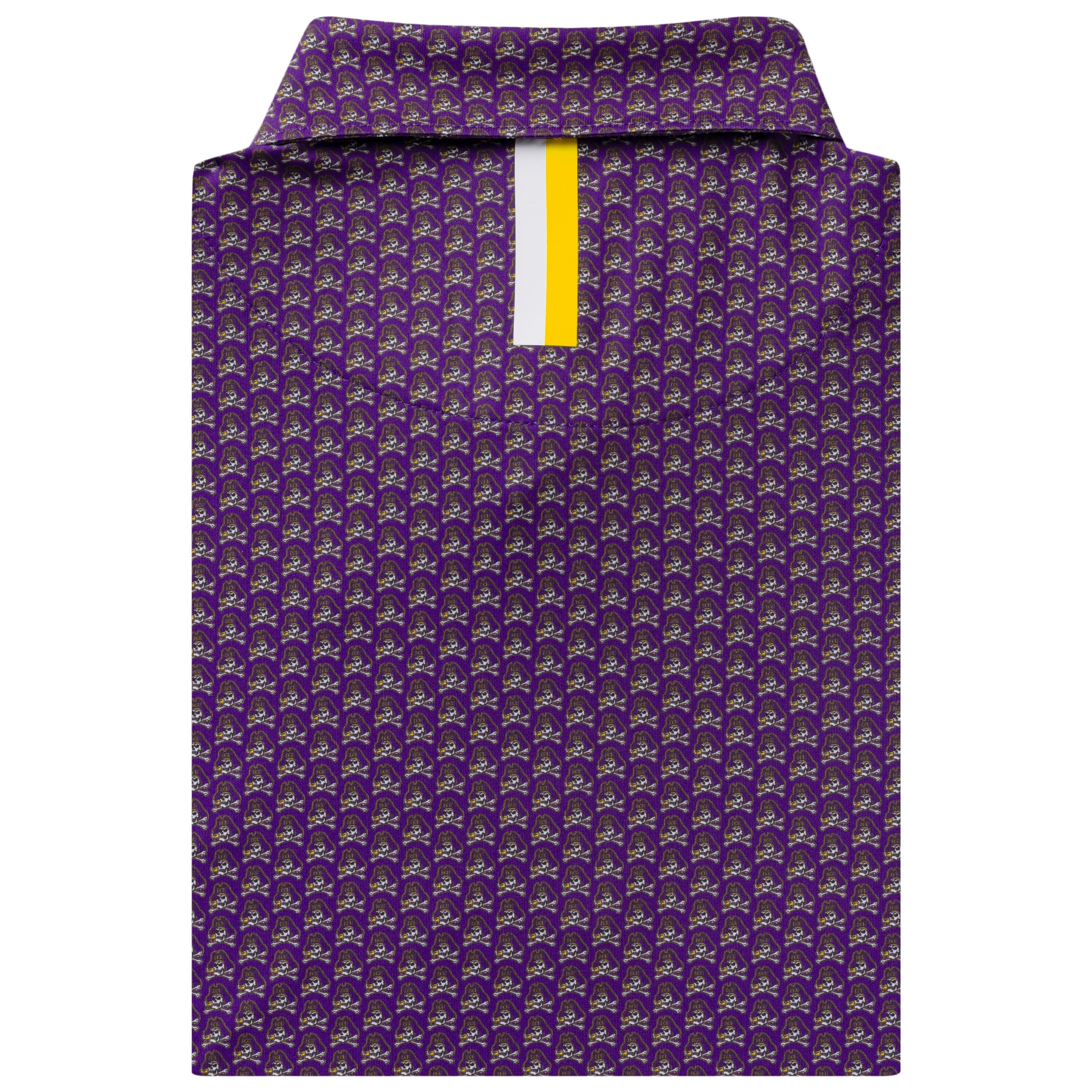 The East Carolina Pirates™ | Collegiate Polo | The East Carolina Pirates™ - Plum Purple/White - Image 2