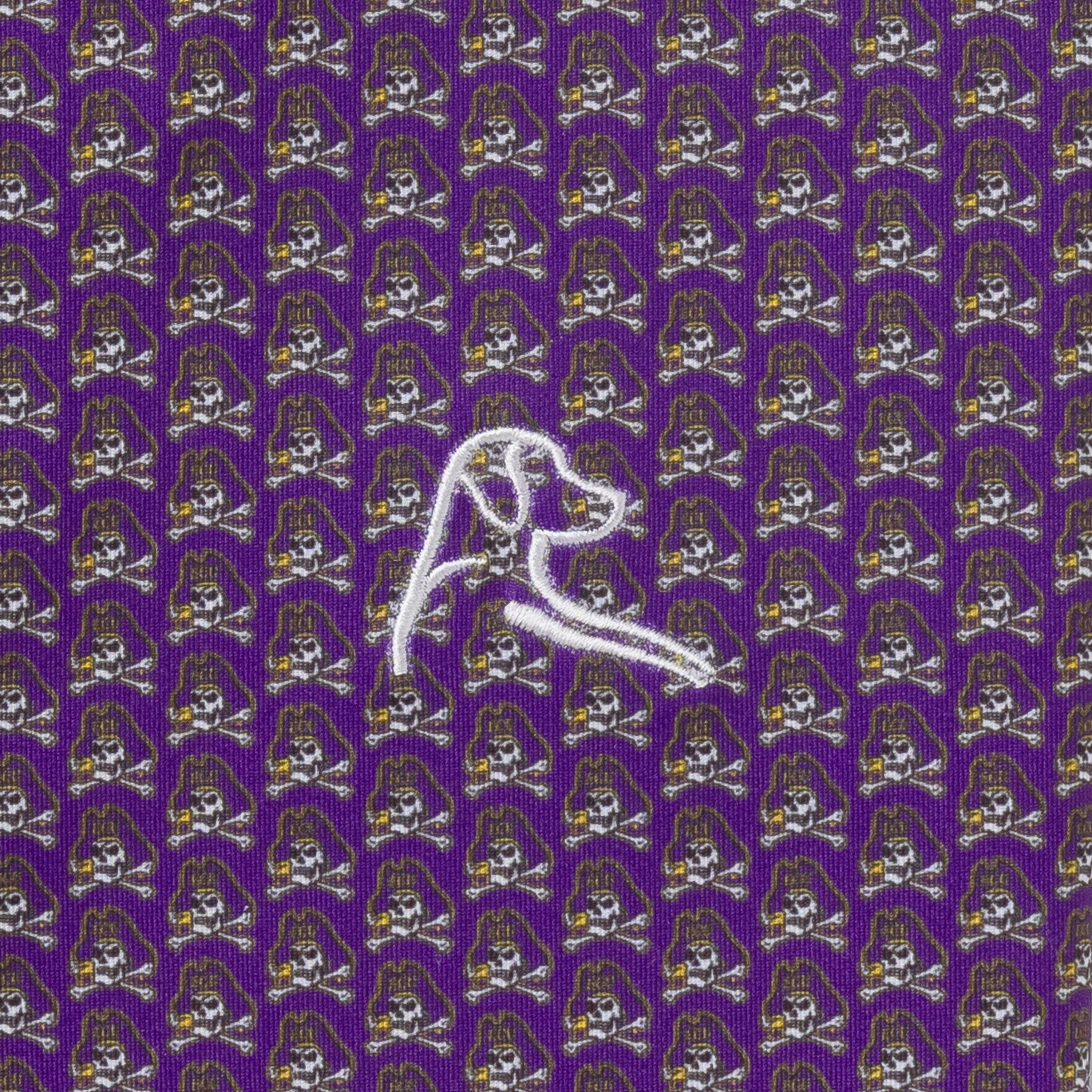 The East Carolina Pirates™ | Collegiate Polo | The East Carolina Pirates™ - Plum Purple/White - Image 3