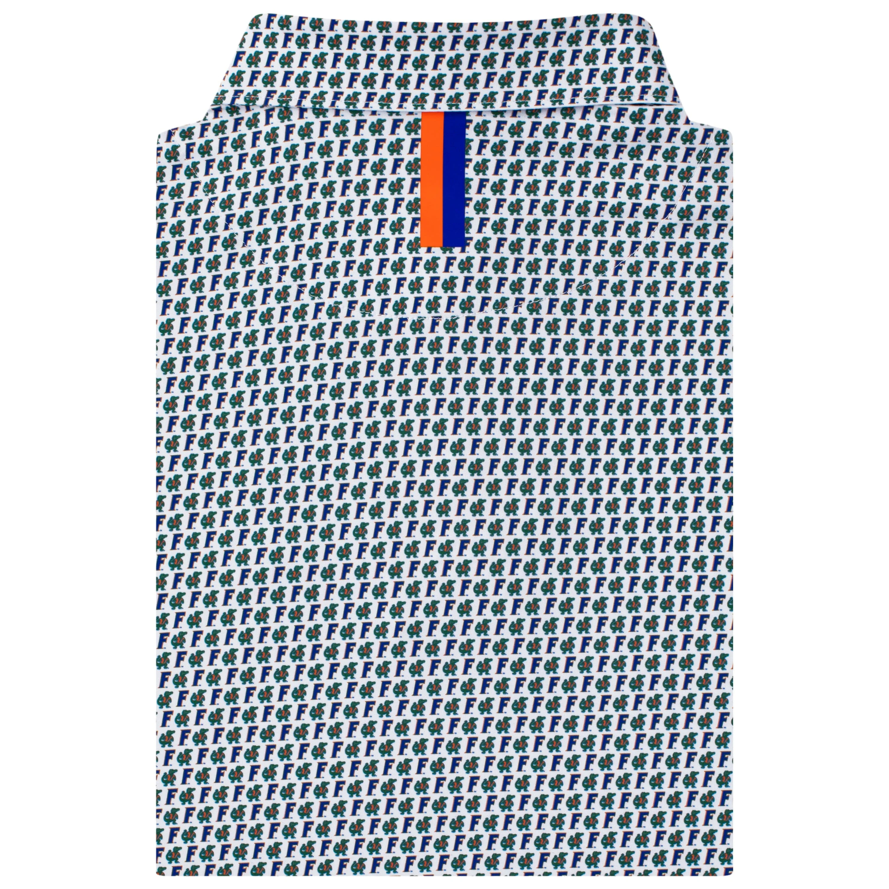 The Florida Albert™ 2.0 | Collegiate Polo | The Florida Albert™ 2.0 - White/Ocean Blue - Image 2