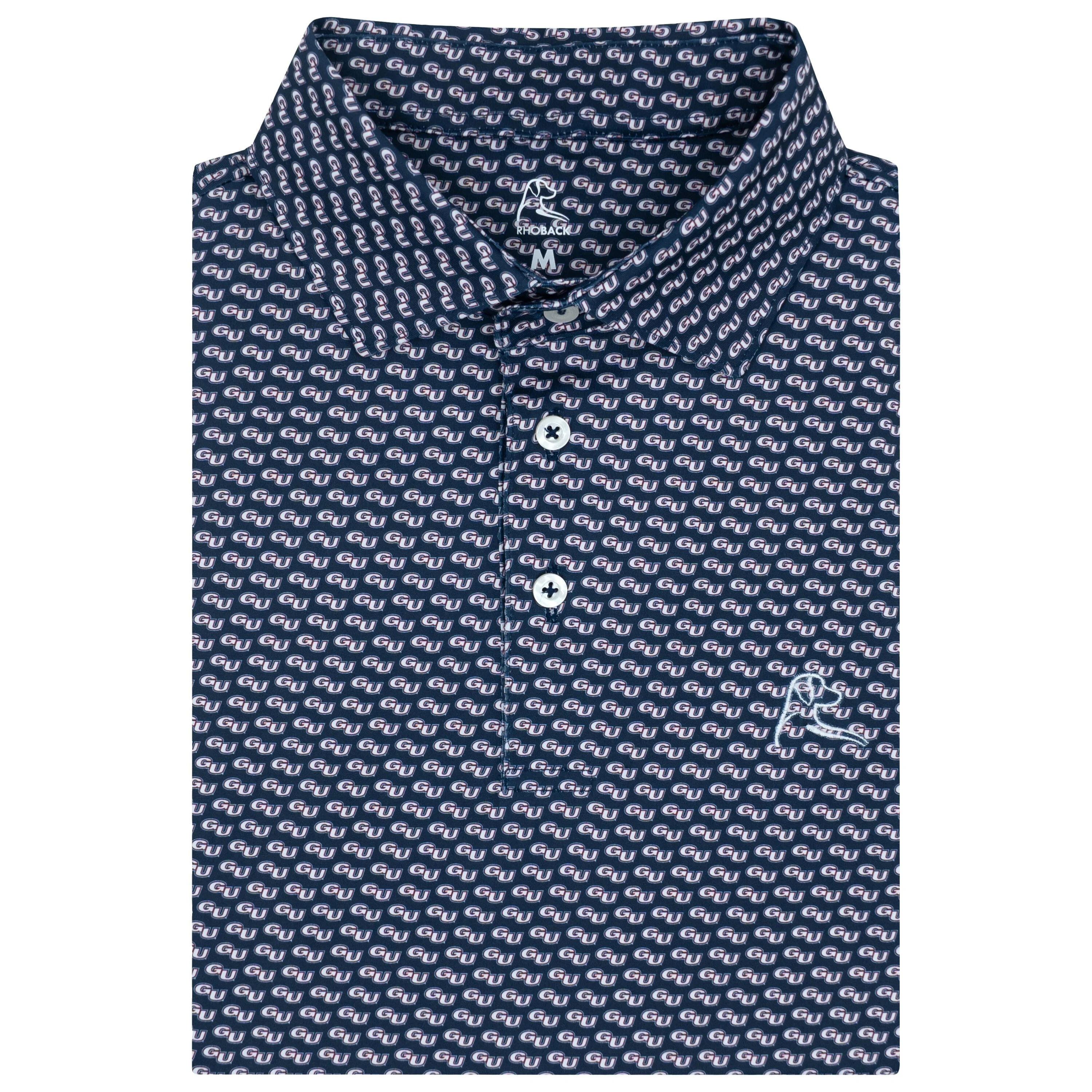 The Gonzaga Bulldogs⢠| Collegiate Polo | The Gonzaga Bulldogs⢠- Indigo Blue/White