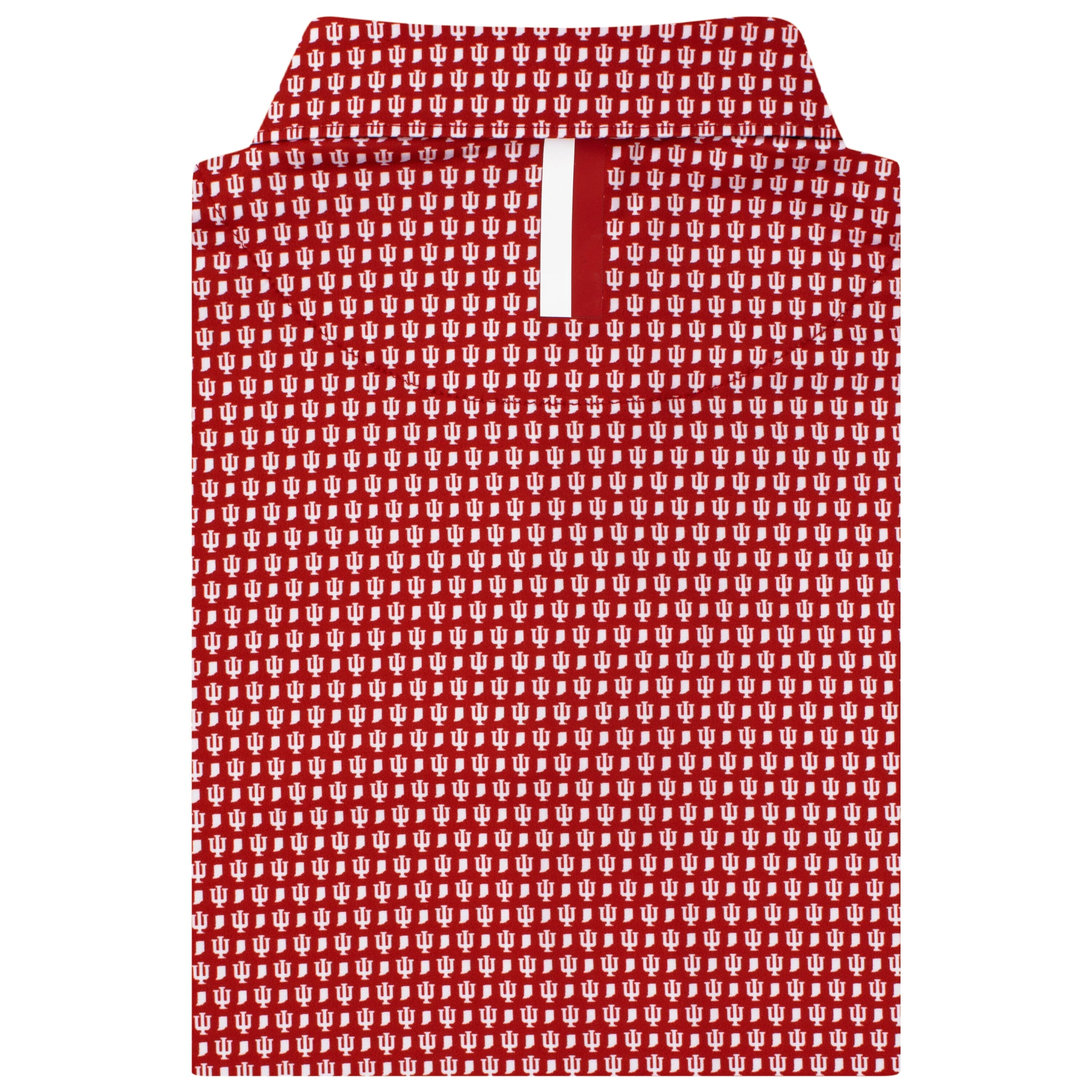 The Indiana Hoosier State | Collegiate Polo | The Indiana Hoosier State - Carmine Red/ White - Image 2