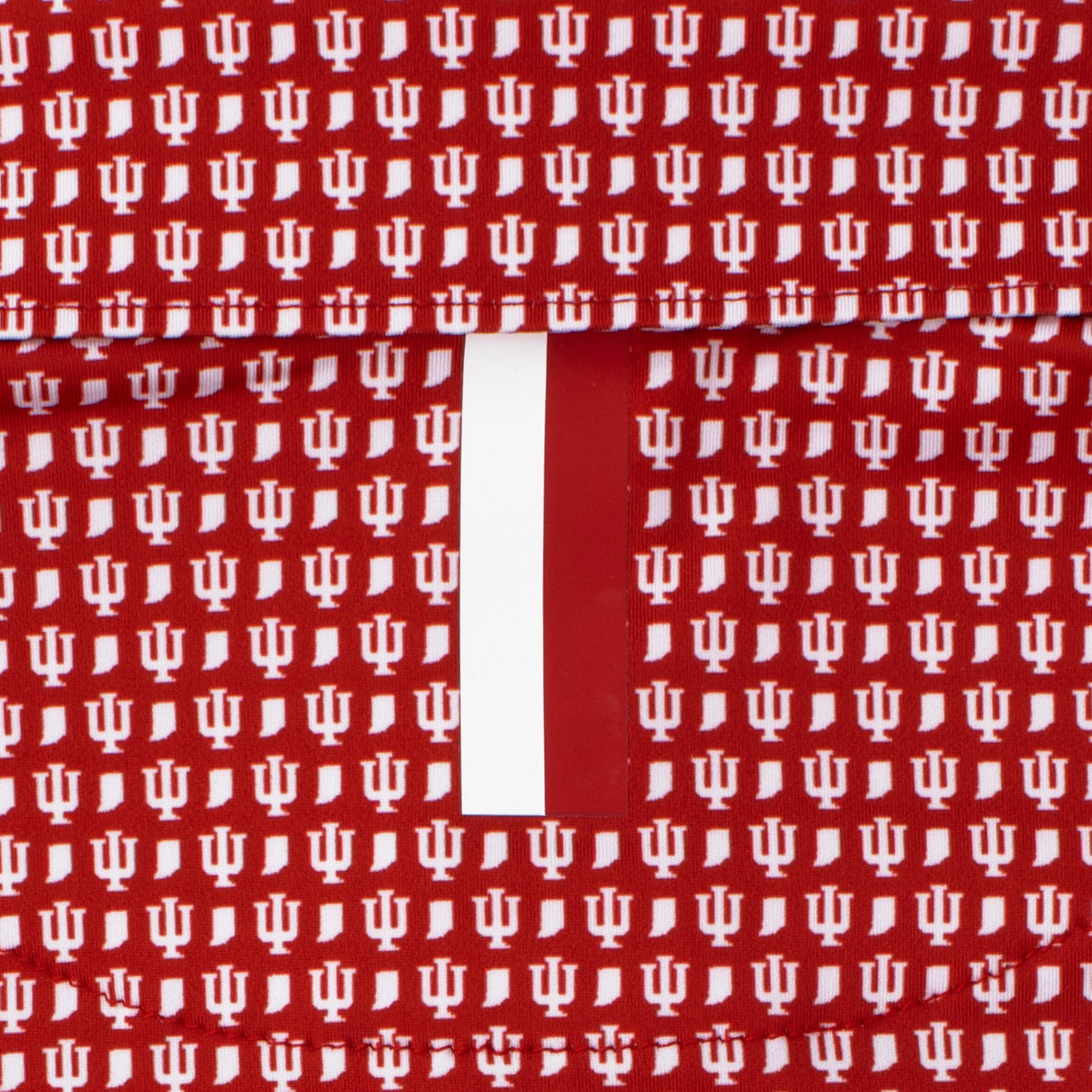 The Indiana Hoosier State | Collegiate Polo | The Indiana Hoosier State - Carmine Red/ White - Image 4