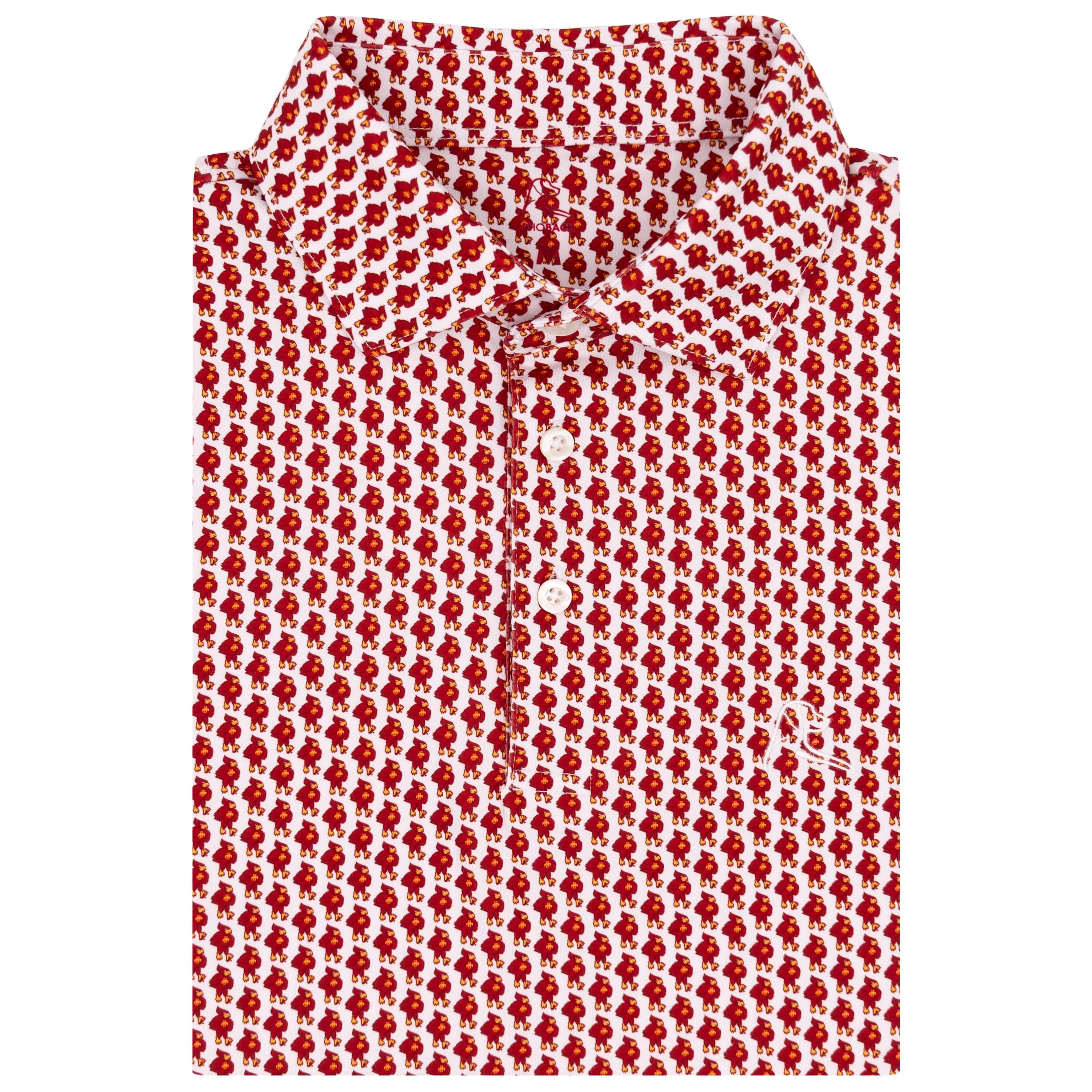 The Iowa State Cyclones® | Collegiate Polo | The Iowa State Cyclones® - White/Varsity Red