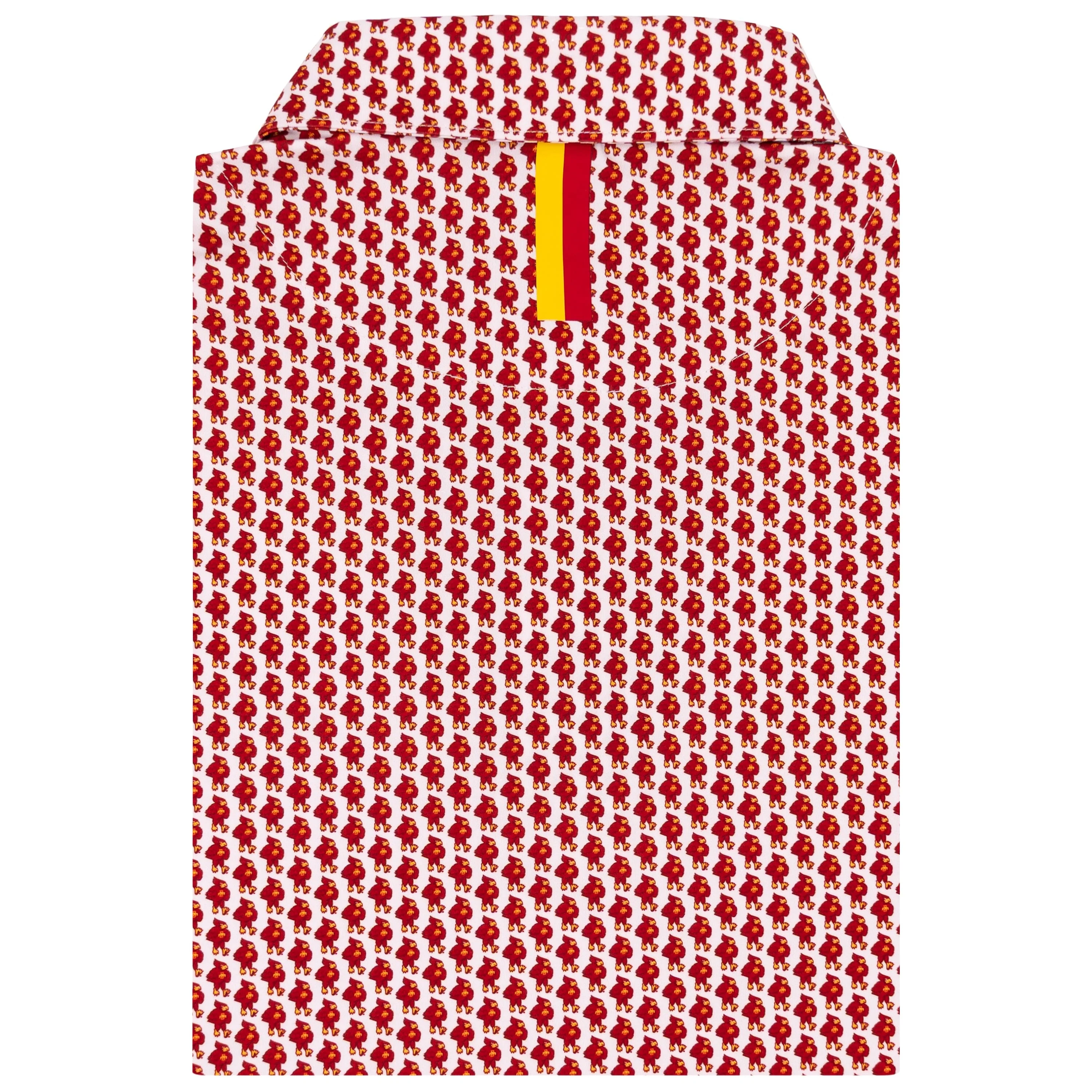 The Iowa State Cyclones® | Collegiate Polo | The Iowa State Cyclones® - White/Varsity Red - Image 2