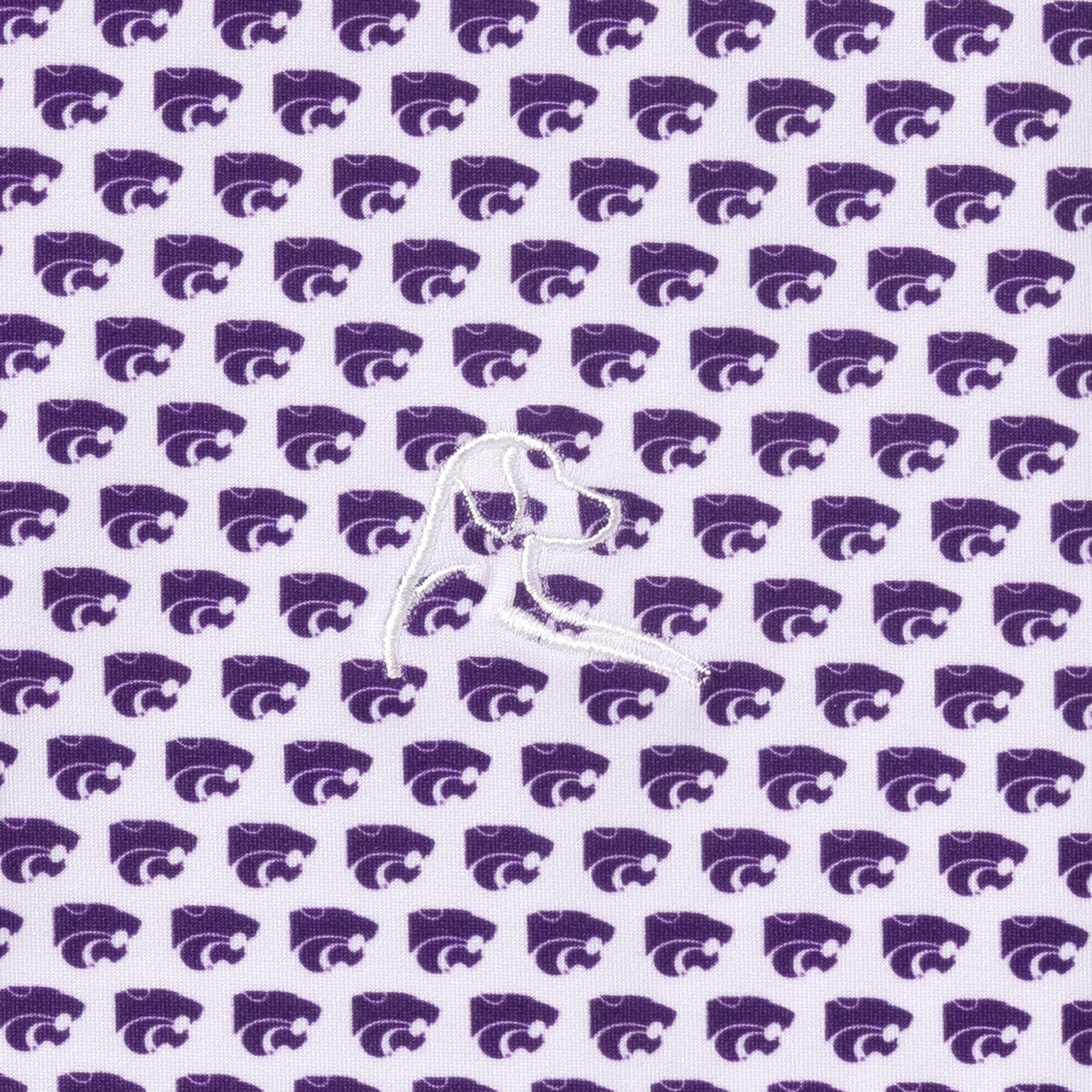 The Kansas State Wildcats™ | Collegiate Polo | The Kansas State Wildcats™ - White/Dark Violet - Image 3