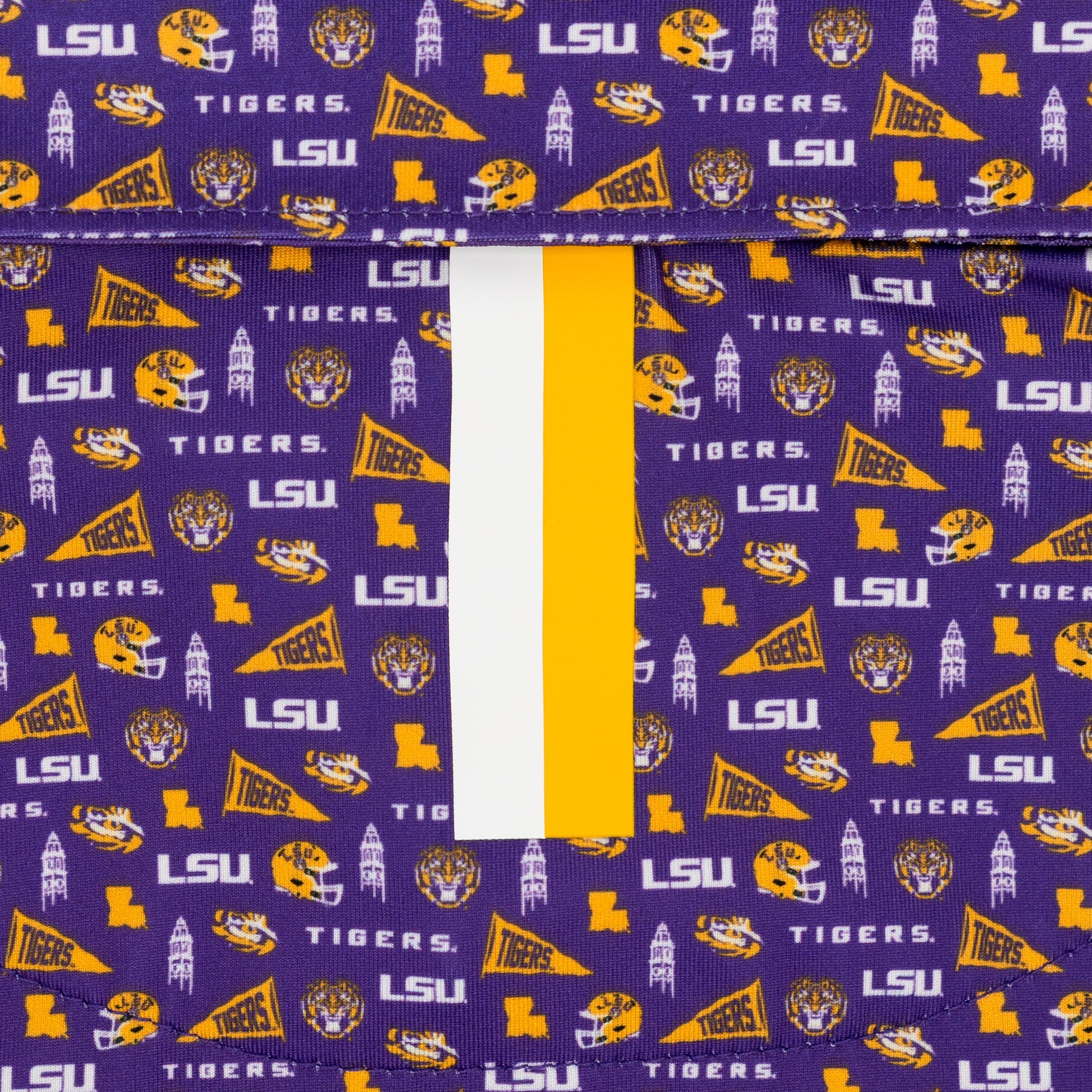 The LSU Gameday | Collegiate Polo | The LSU Gameday - Reauxback Purple/Honey Gold - Image 4