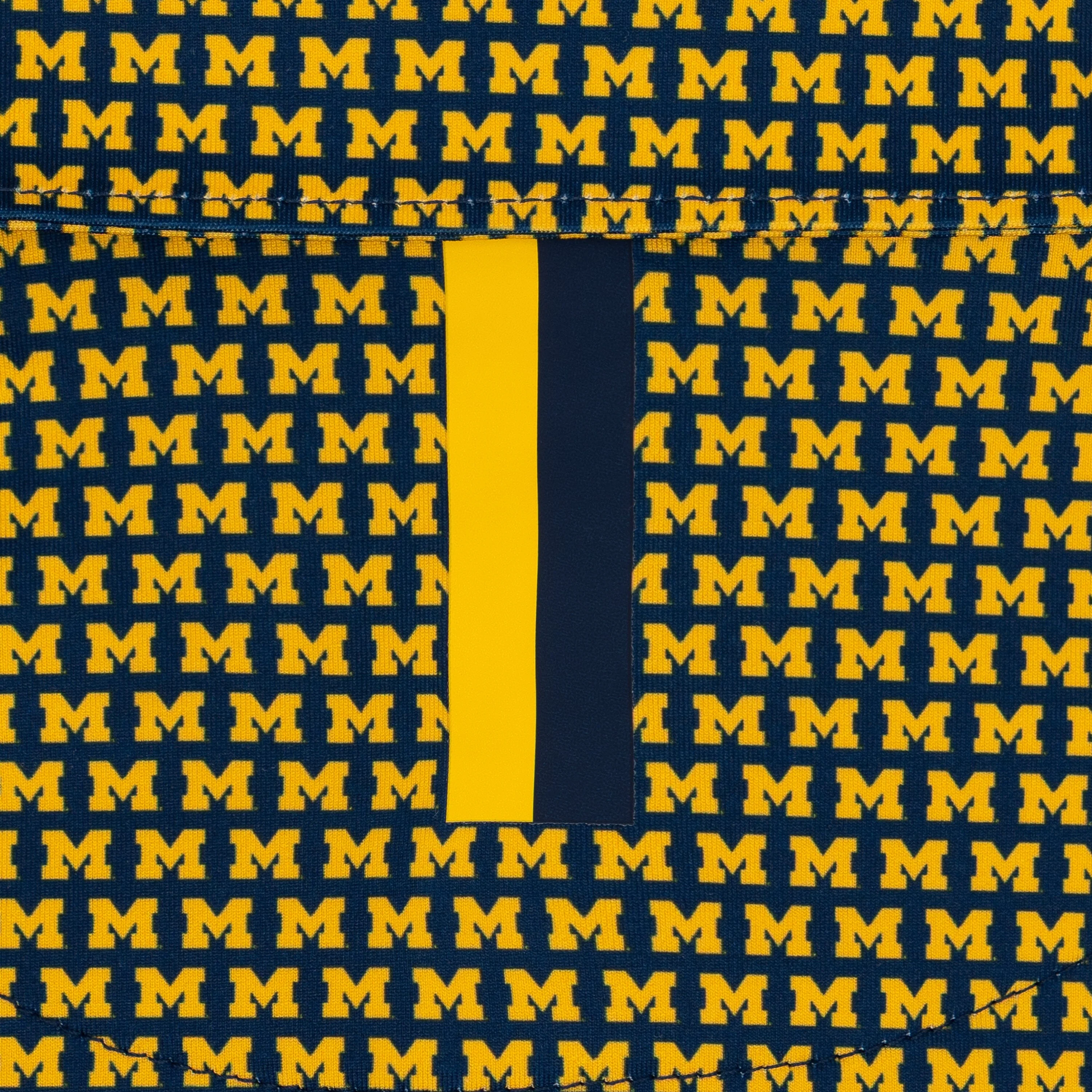 The Michigan Wolverines™ | Collegiate Polo | The Michigan Wolverines™ - Indigo Blue/Maize Yellow - Image 4