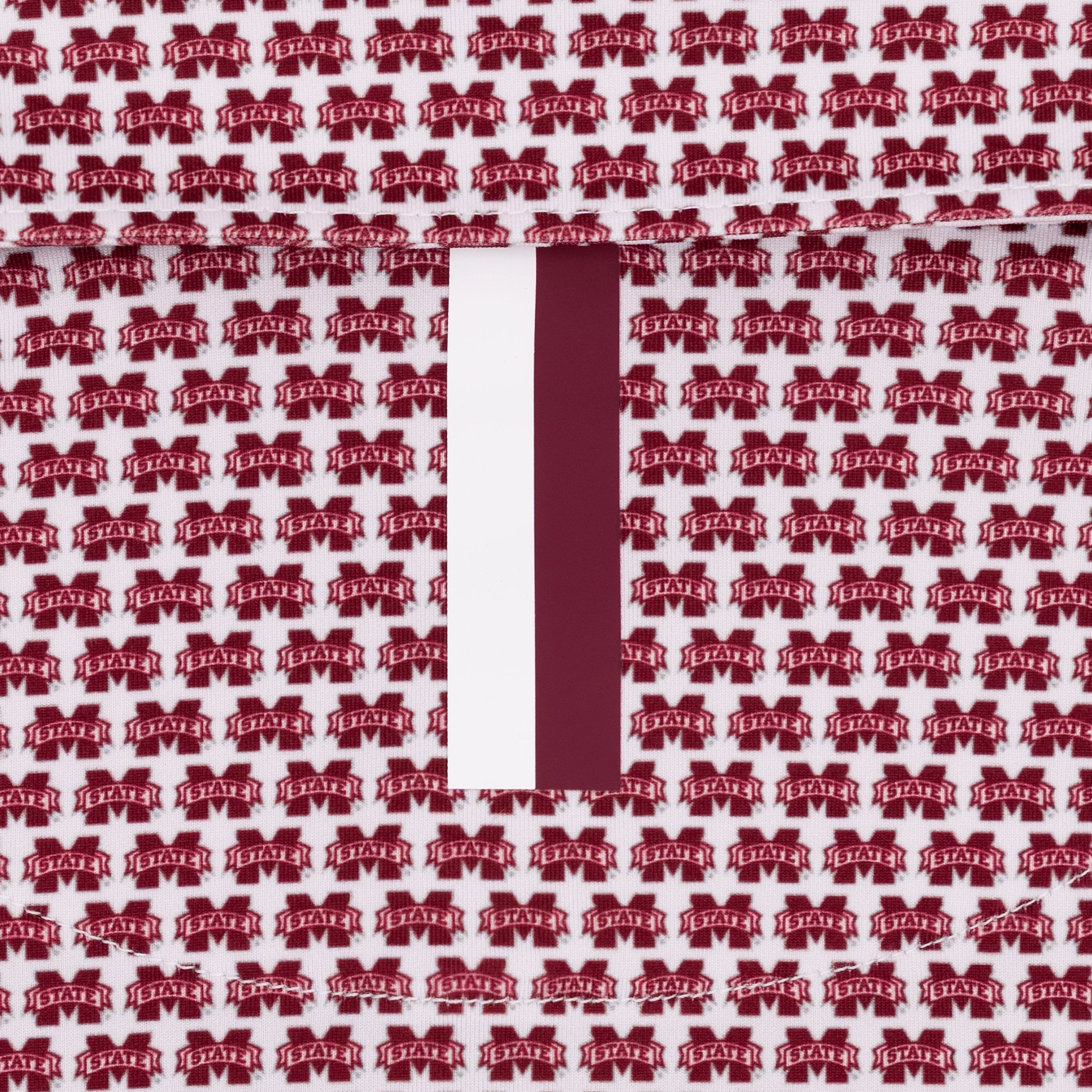 The Mississippi State Bulldogs™ | Collegiate Polo | The Mississippi State Bulldogs™ - White/Maroon - Image 4
