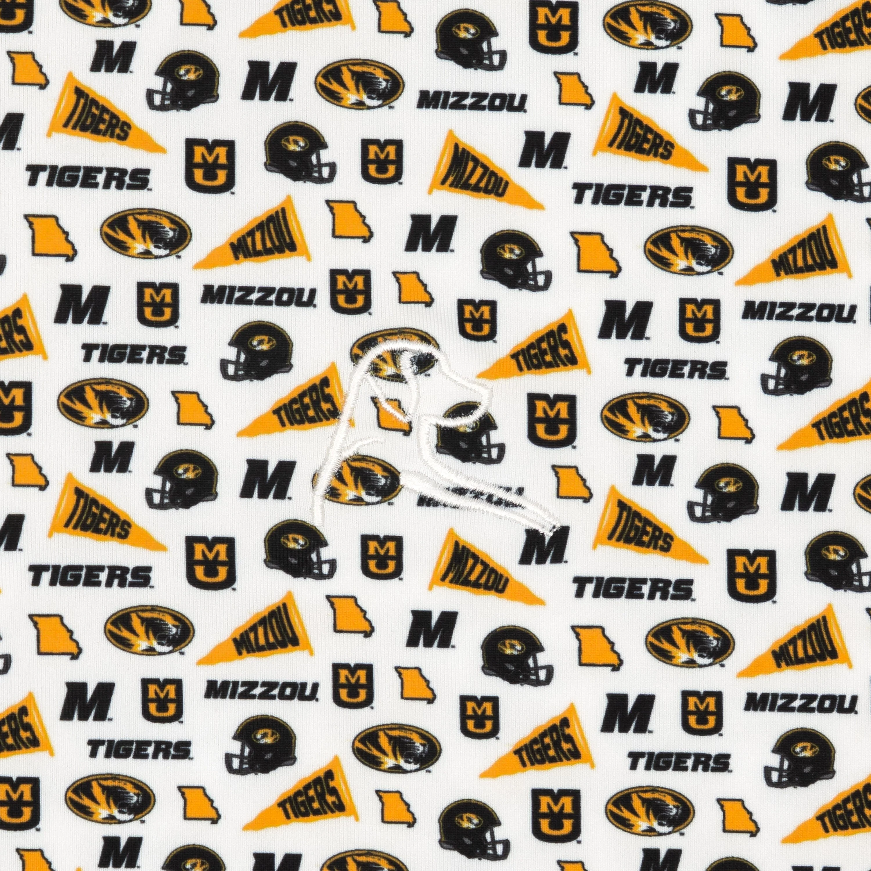 The Mizzou Gameday | Collegiate Polo | The Mizzou Gameday - White/Pure Gold - Image 3
