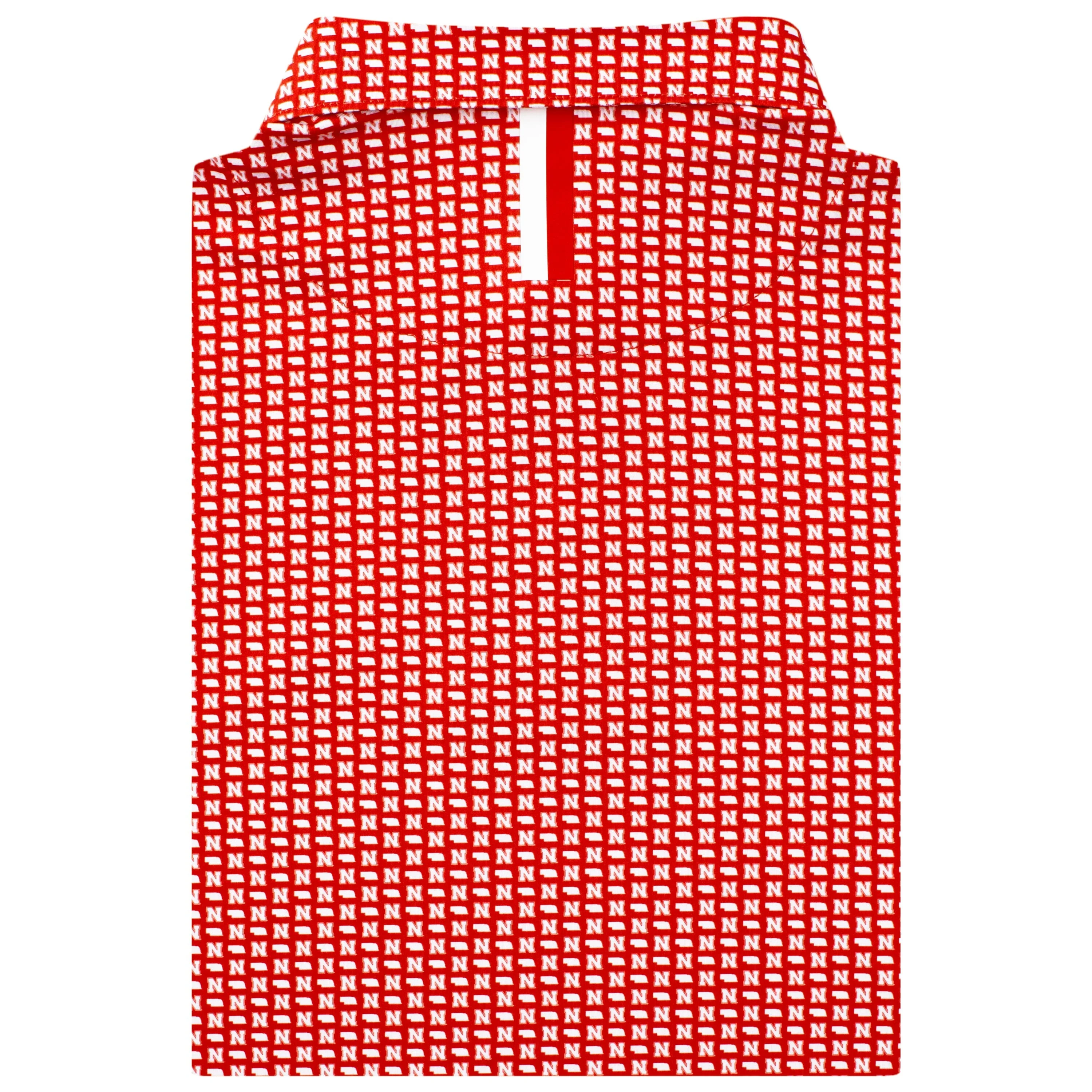 The Nebraska Cornhusker® State | Collegiate Polo | The Nebraska Cornhusker® State - Cherry Red/White - Image 2