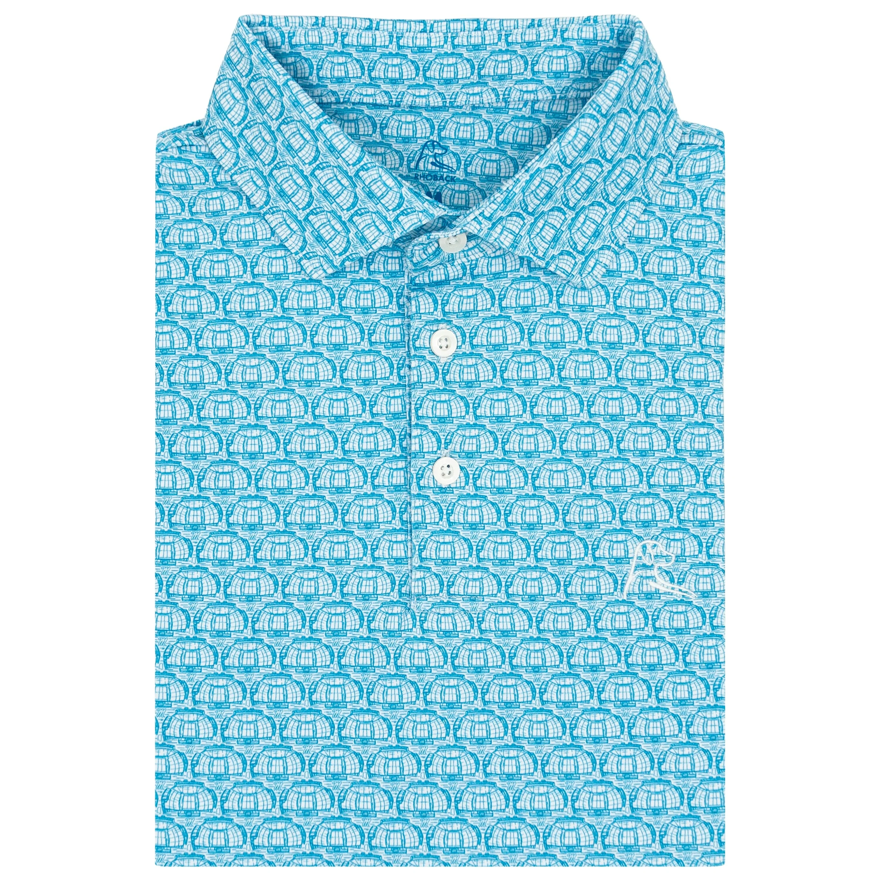 The Ole Miss Vaught-Hemingway Stadium™ | Collegiate Polo | The Ole Miss Vaught-Hemingway Stadium™ - White/Classic Blue
